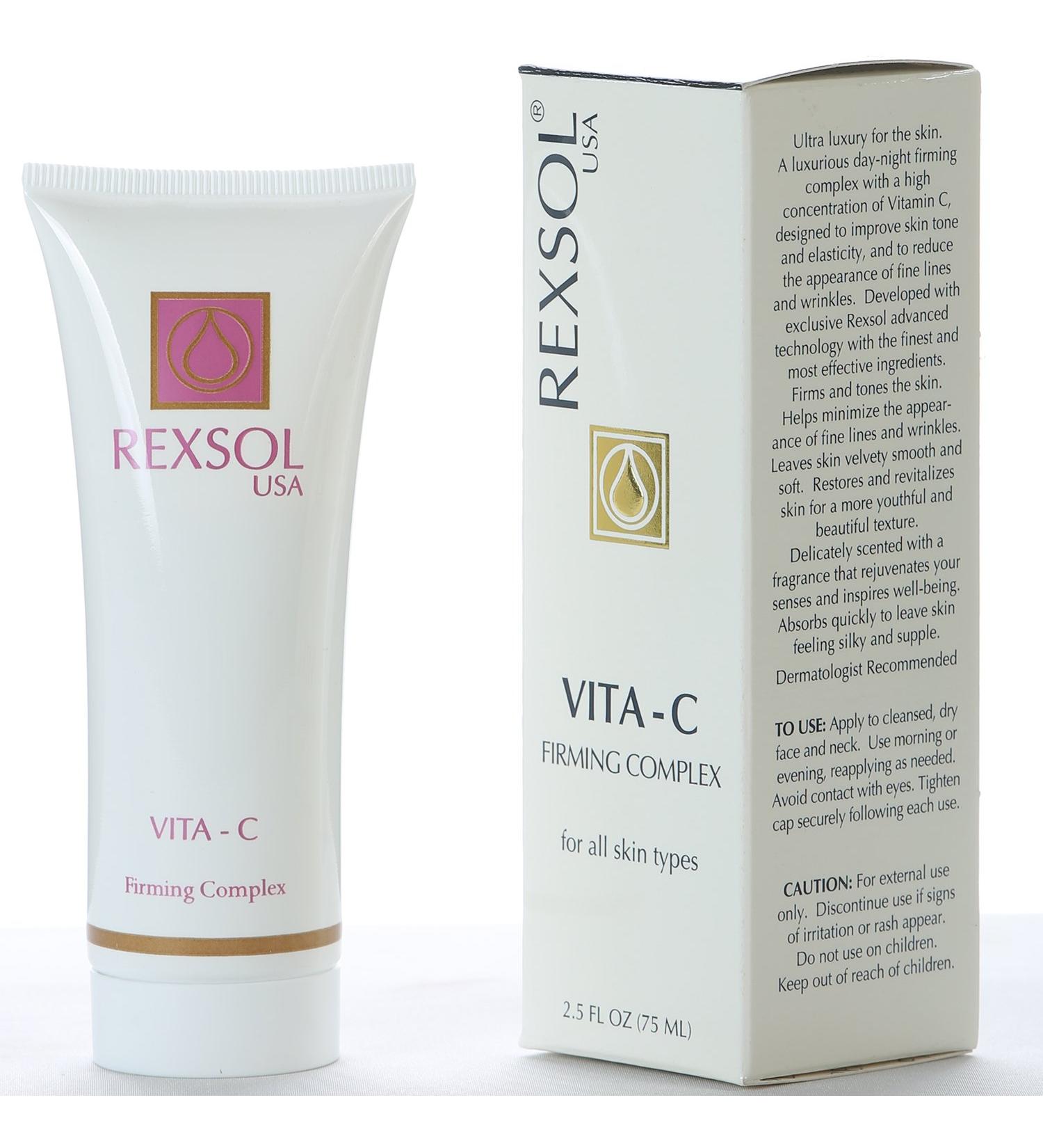 REXSOL Vita-C Firming Complex 75ml - Vitamin C Skincare for Radiant Skin | International Shipping Available - Buy Online on SooperMarket.com