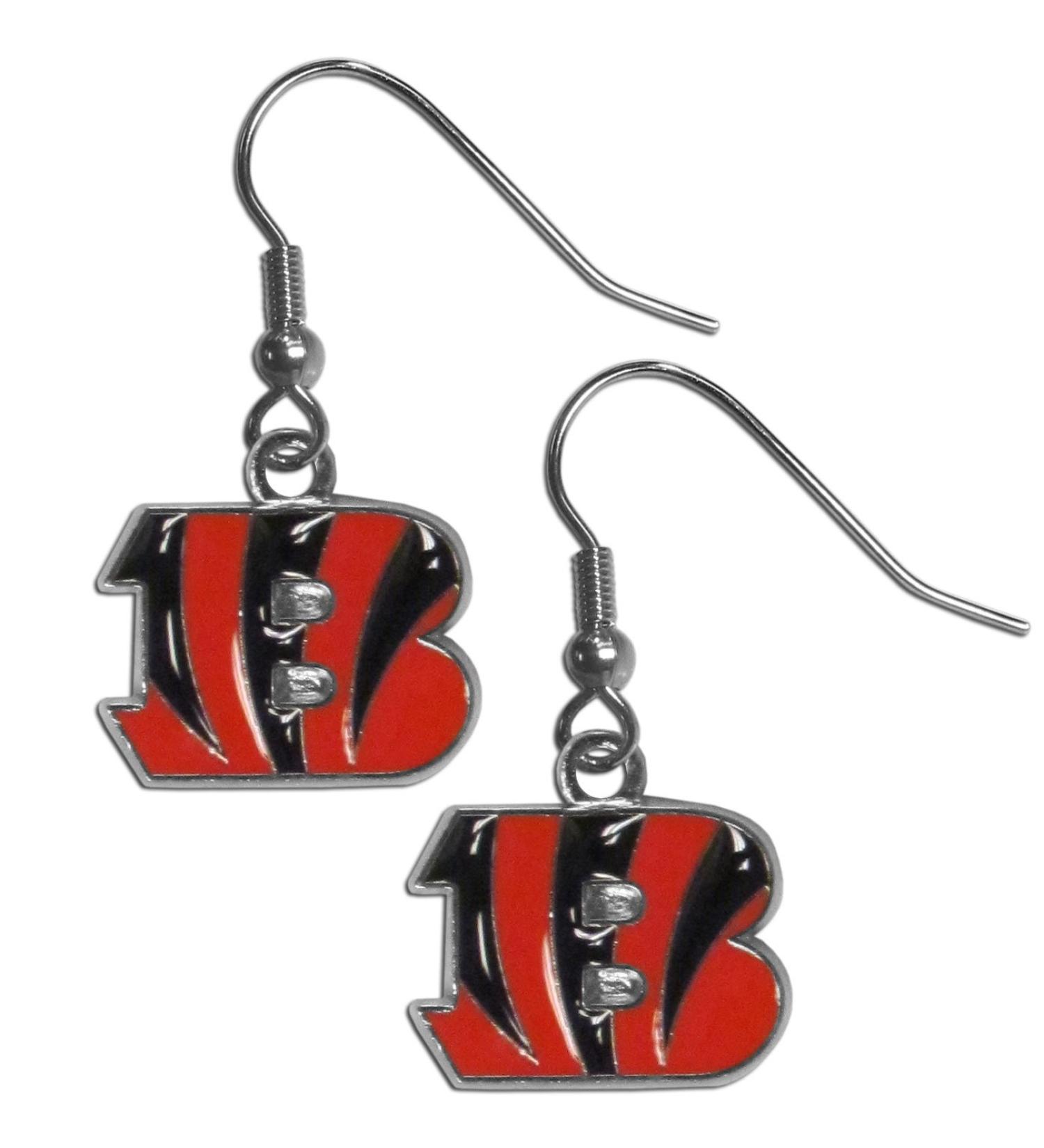 Siskiyou Sports NFL Cincinnati Bengals Chrome Dangle Earrings - Buy Online on SooperMarket.com