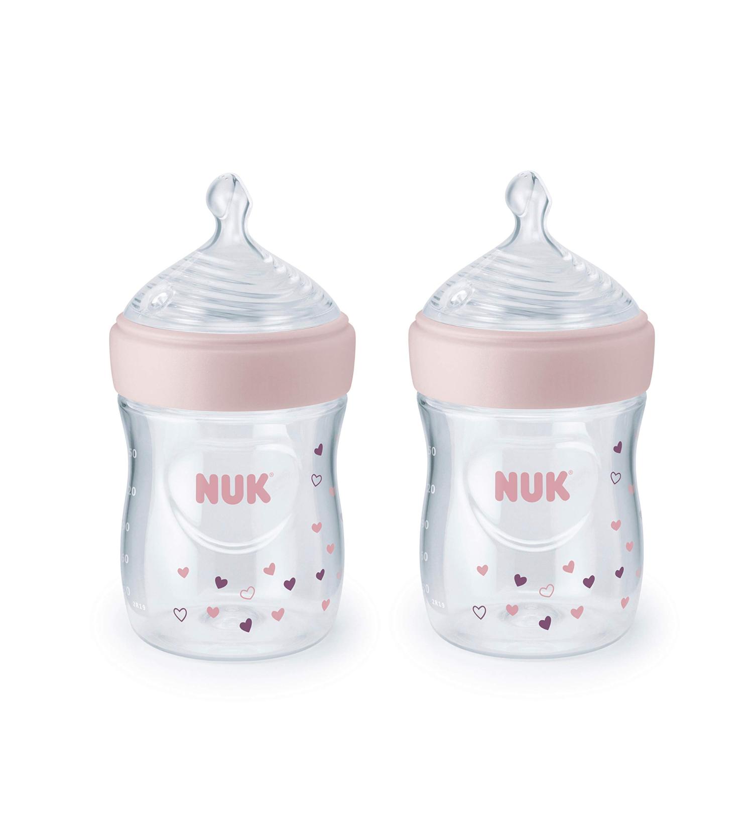 GoSupps.com - NUK Simply Natural Bottles 0+ Months Slow 2 Pack 5 oz ( 150 ml) Each - Buy Online on SooperMarket.com
