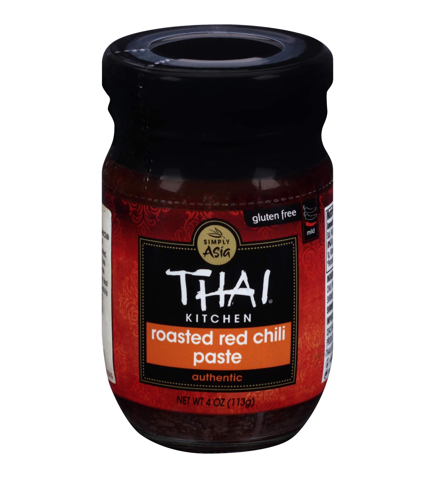 Thai Kitchen Roasted Red Chili Paste - 4 Oz (Pack of 6) | Authentic Flavor for Cooking - Buy Online on SooperMarket.com