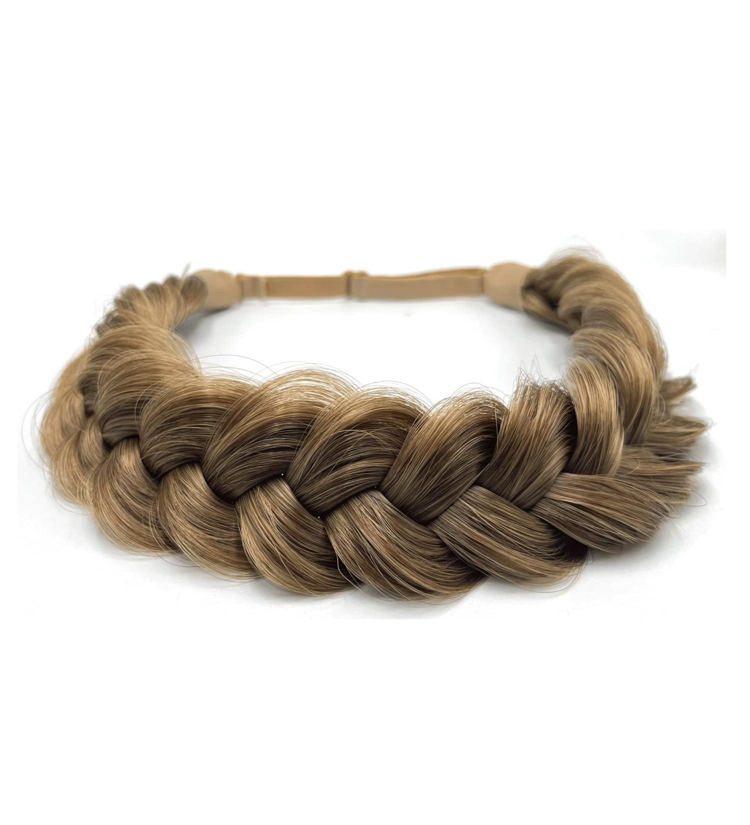 StheJFB Braid Headband - 2 Strands Messy Classic Chunky Plaited Wide Braids for Women & Girls - Buy Online on SooperMarket.com