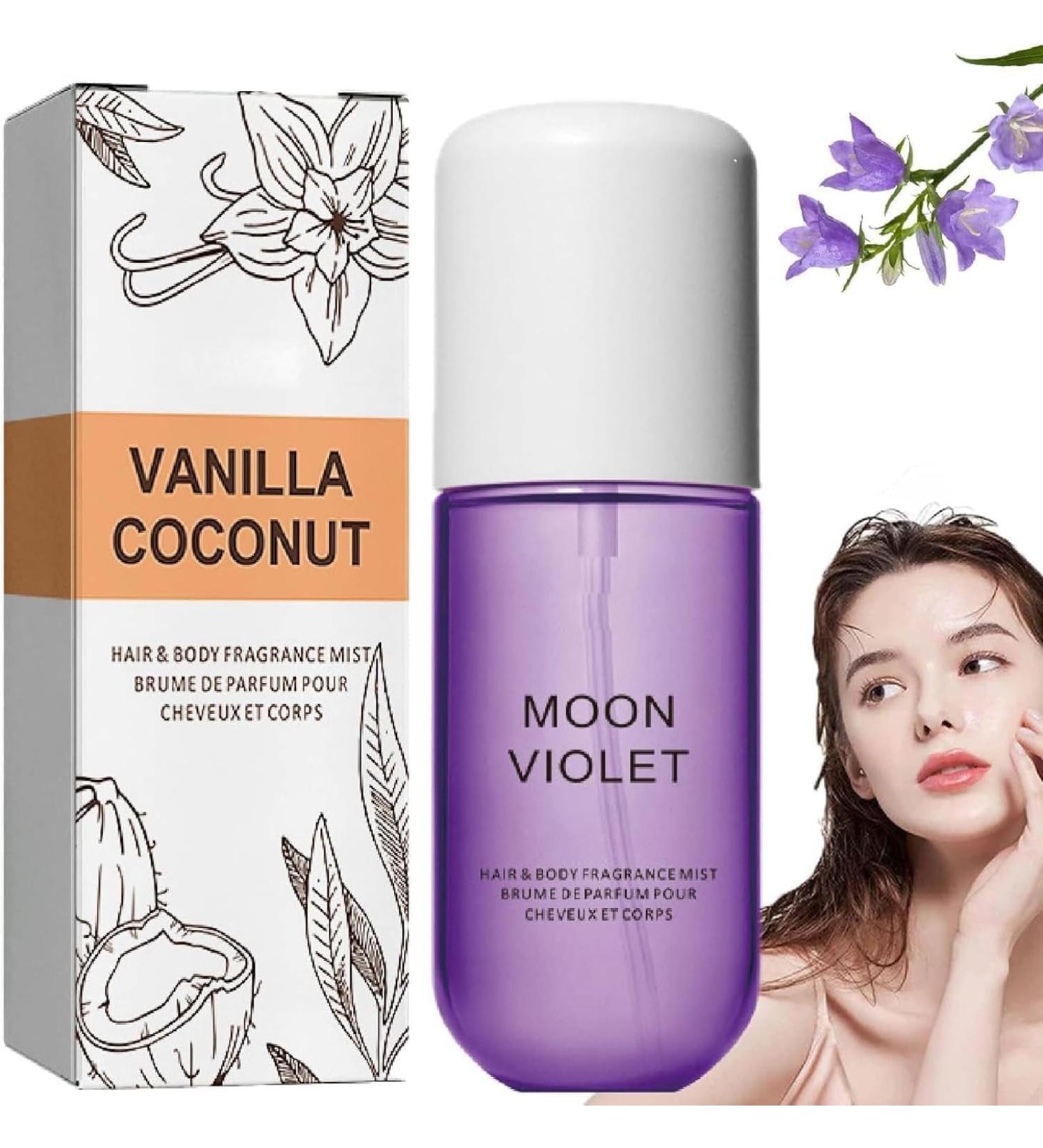Vanilla Perfume Body Mist Travel Size Body & Hair Fragrance Mist 50 Ml Travel Size Long Lasting Perfume Spray (violet) - Buy Online on SooperMarket.com