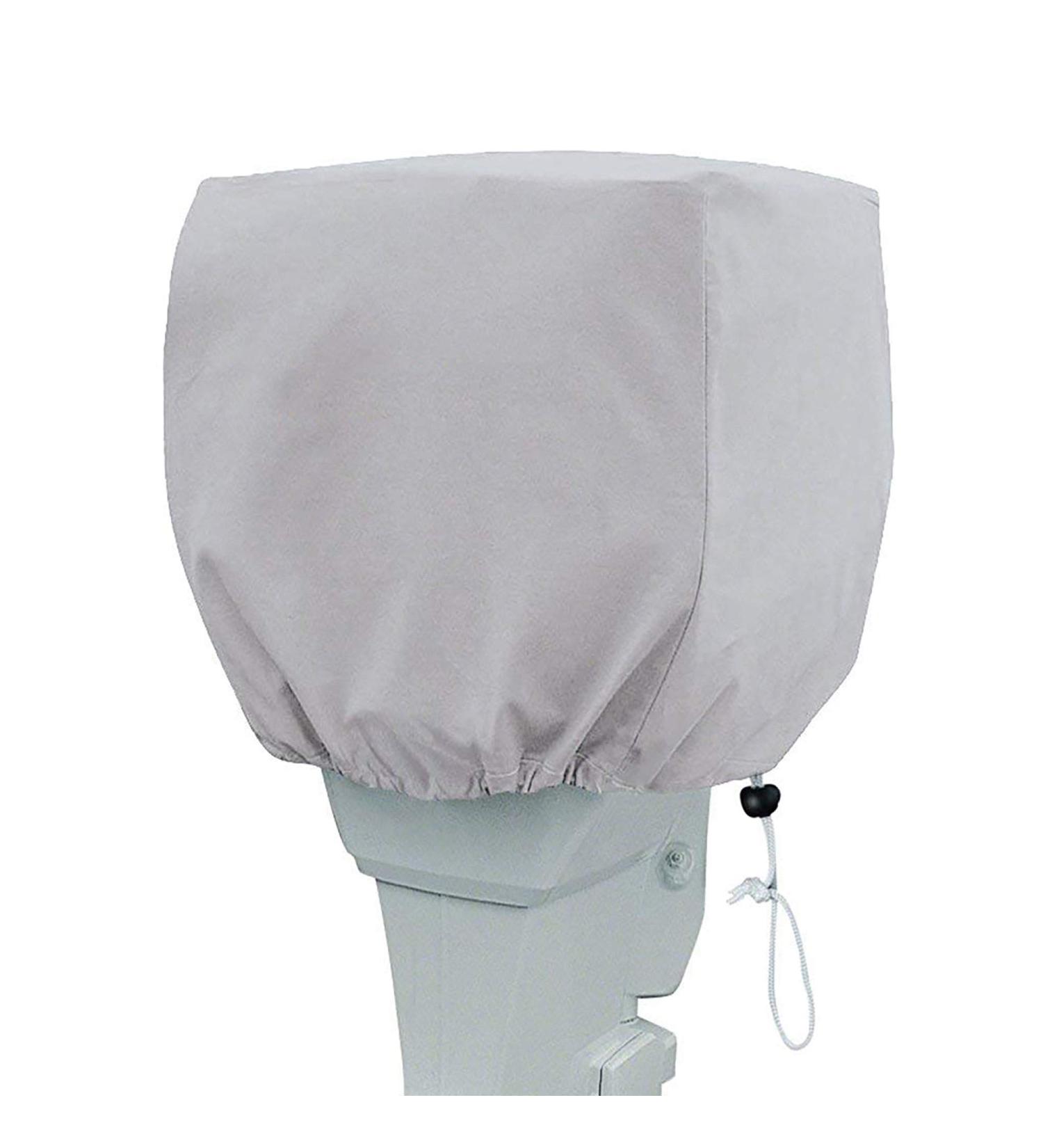 Primeshield Outboard Motor Cover - Waterproof 600D Heavy Duty Hood Cover for Up to 150HP Engines - XXL Grey - Buy Online on SooperMarket.com
