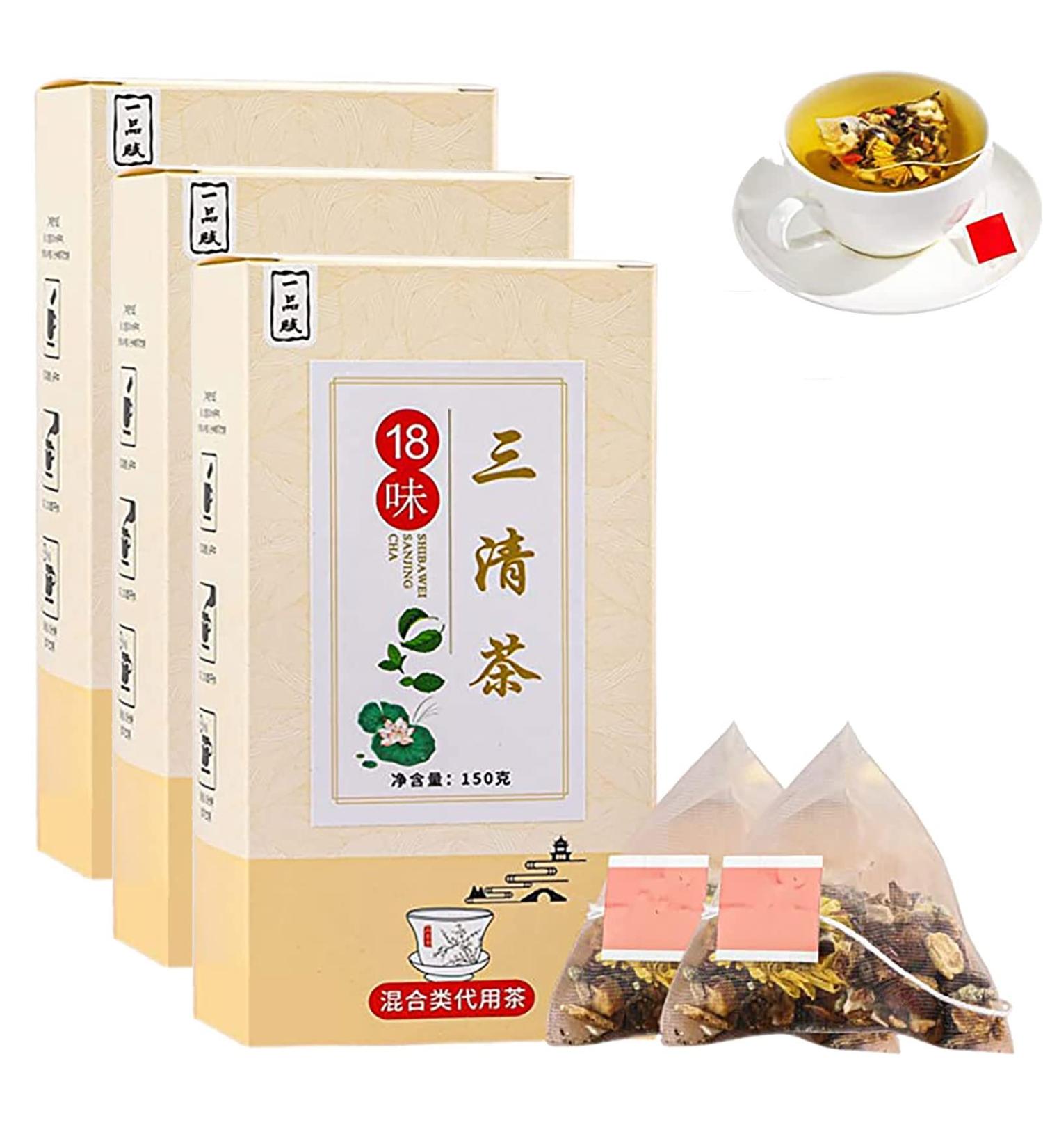 Everyday Nourishing Liver Tea Nourishing Liver and Protecting Liver Tea Tian Tian Qing Da Cha 15bags/Pack Tea Bags Individually Wrapped Daily Liver Tea (45pcs) - Buy Online on SooperMarket.com