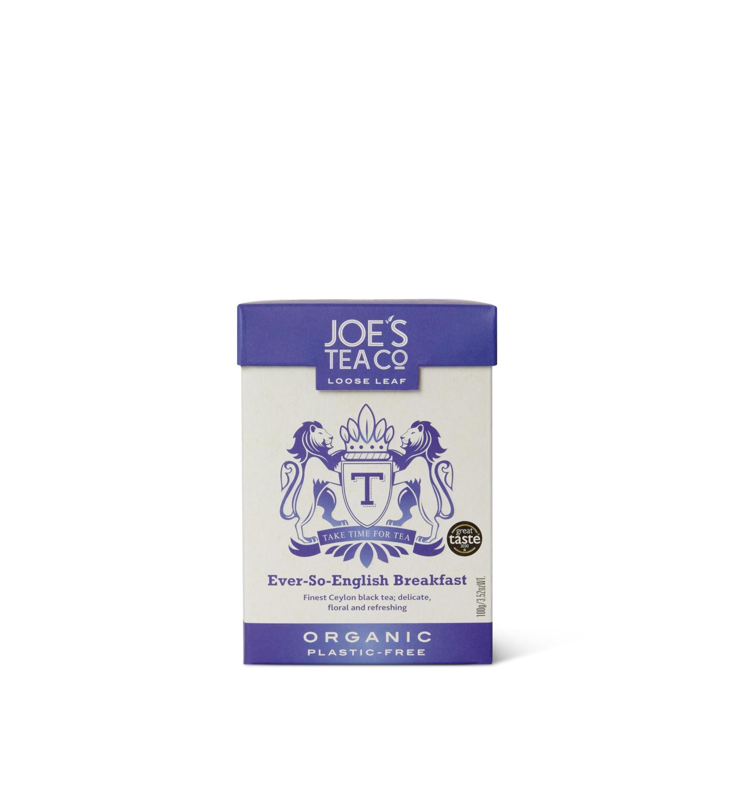 Joe's Tea Organic Ever-So-English Breakfast - 100g Loose Tea - Buy Online on SooperMarket.com