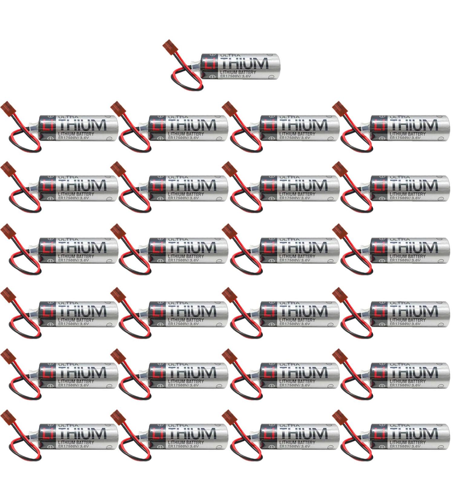 WELLVEUS 25 Pack ER6VCT 3.6V 2000mAh Battery with JAE Plug for Robot OTC ER6BWK67PT - International Shipping Available - Buy Online on SooperMarket.com
