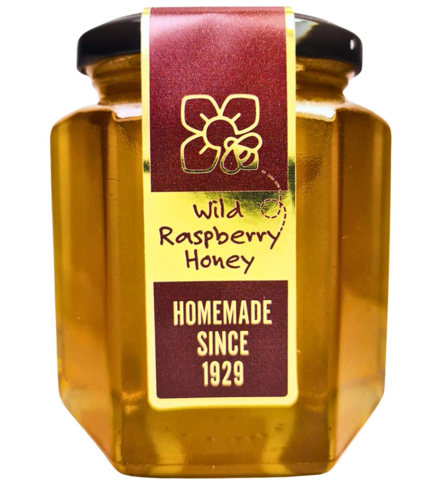 Pure Wild Raspberry Honey - 500g | Raw & Natural | Ethically Harvested | Boosts Vitality and Immunity | Sustainable Packaging - Buy Online on SooperMarket.com