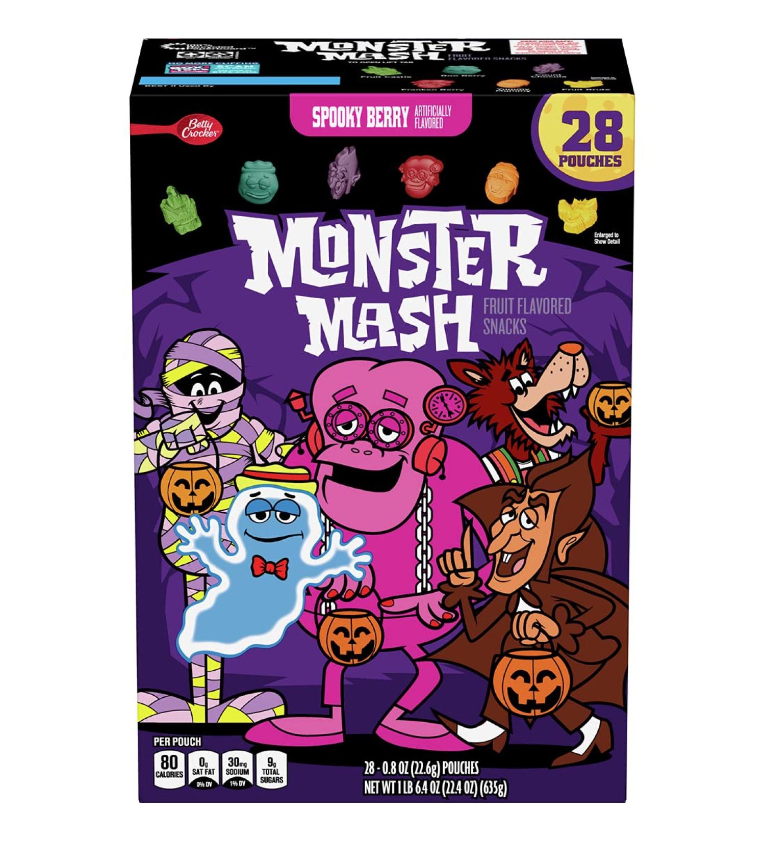 Betty Crocker Monster Mash Spooky Berry Fruit Snacks - 1.4 lb - Buy Online on SooperMarket.com