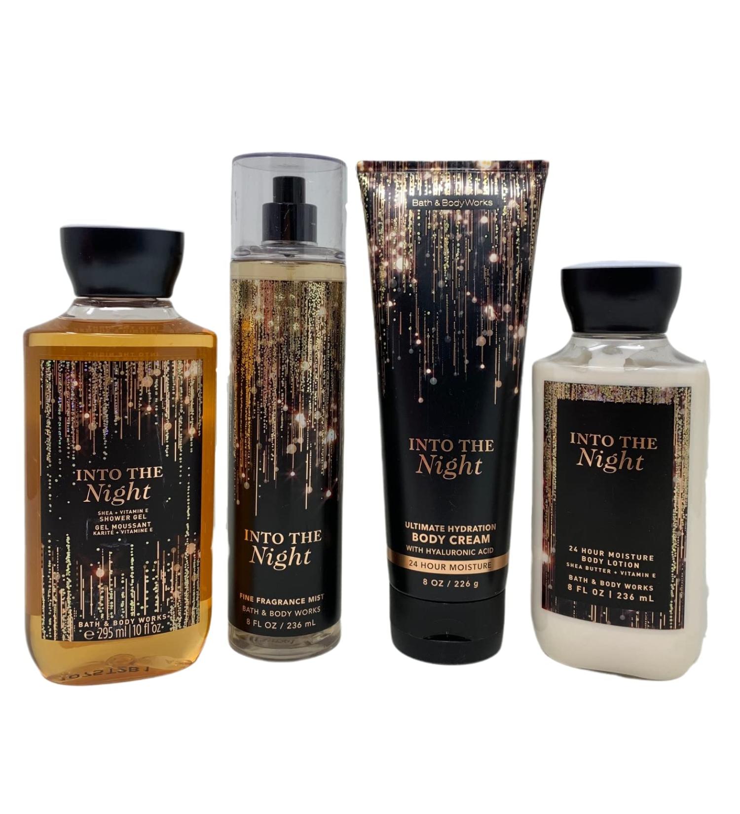 Bath and Body Works INTO THE NIGHT Deluxe Gift Set - Body Lotion, Cream, Mist & Shower Gel - Full Size - Buy Online on SooperMarket.com