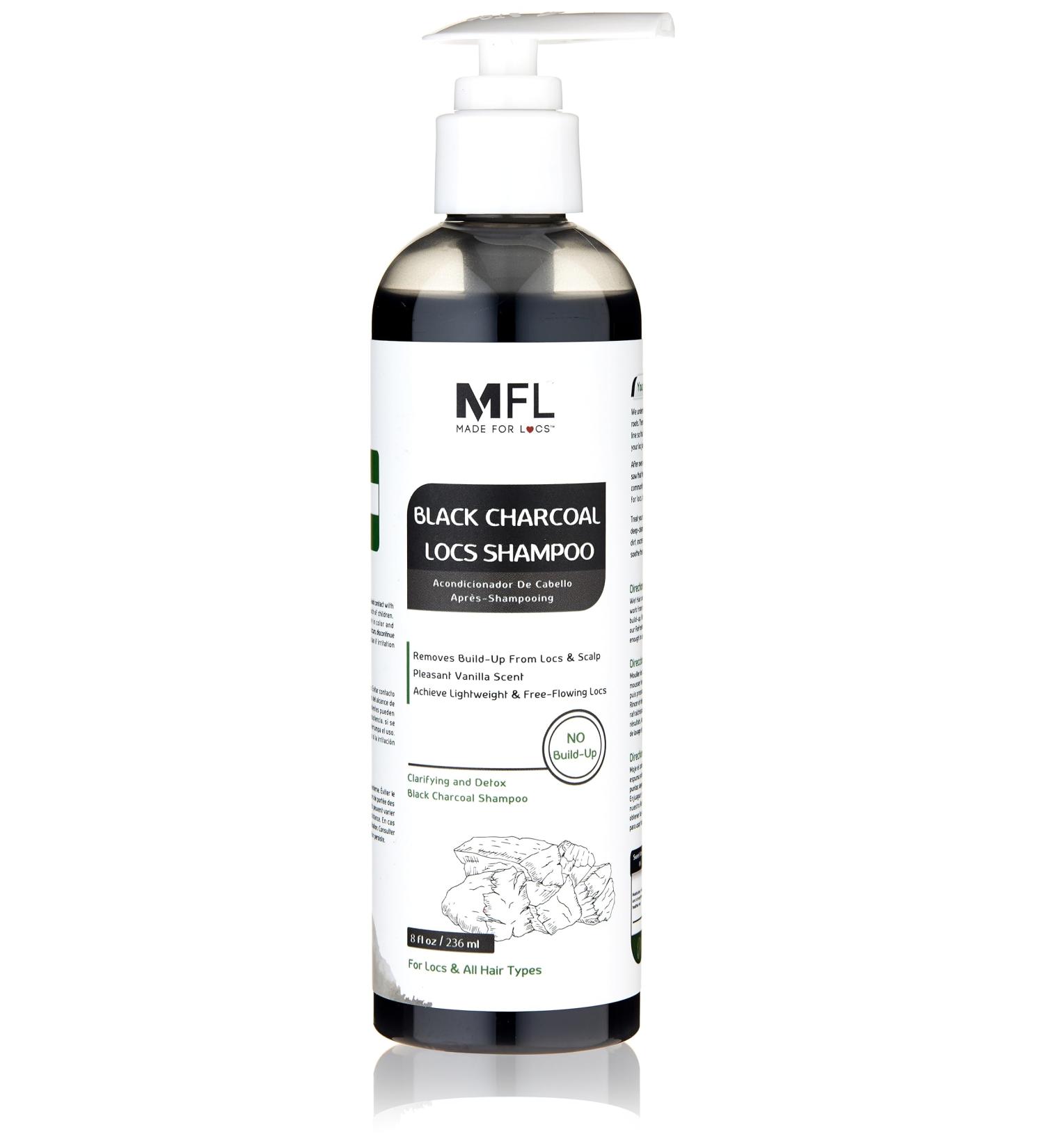 Shop Made For Locs Black Charcoal Shampoo - Remove Build-up Effortlessly | No Dilution Needed | 8 oz - International Shipping Available - Buy Online on SooperMarket.com