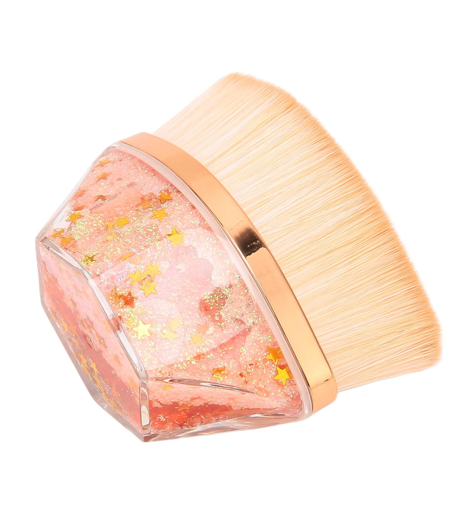 Verdant Touch Liquid Foundation Brush Foundation Makeup Brush Portable Professional Soft Hair for Liquid BB Cream 55#Foundation Brush Champagne Gold Liquid Box - Buy Online on SooperMarket.com