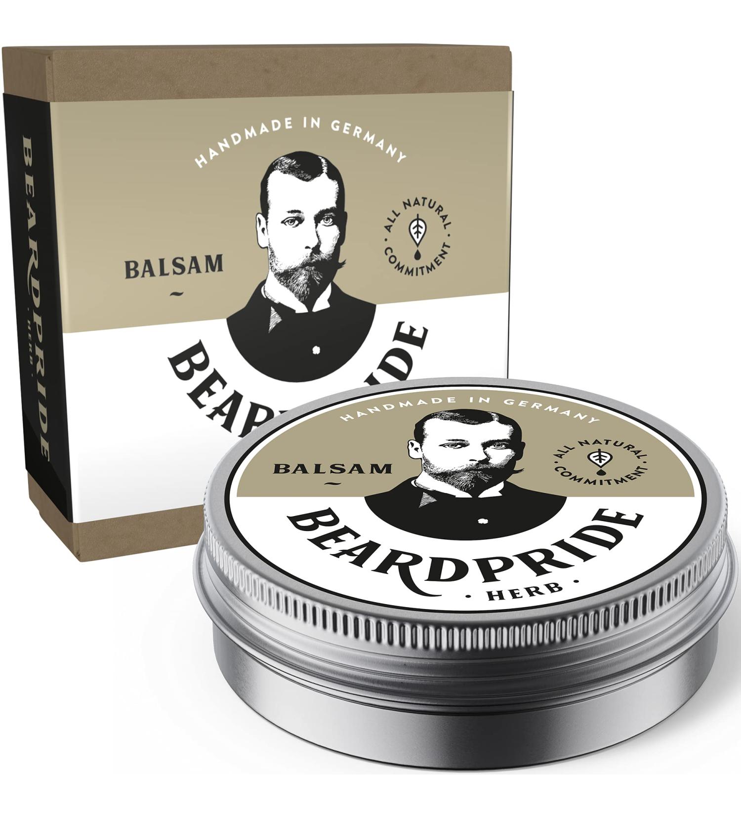 Beardpride Beard Balm for Men - Vegan Shea Butter Beard Care | Original Beard Balm Gift (55g) - Buy Online on SooperMarket.com