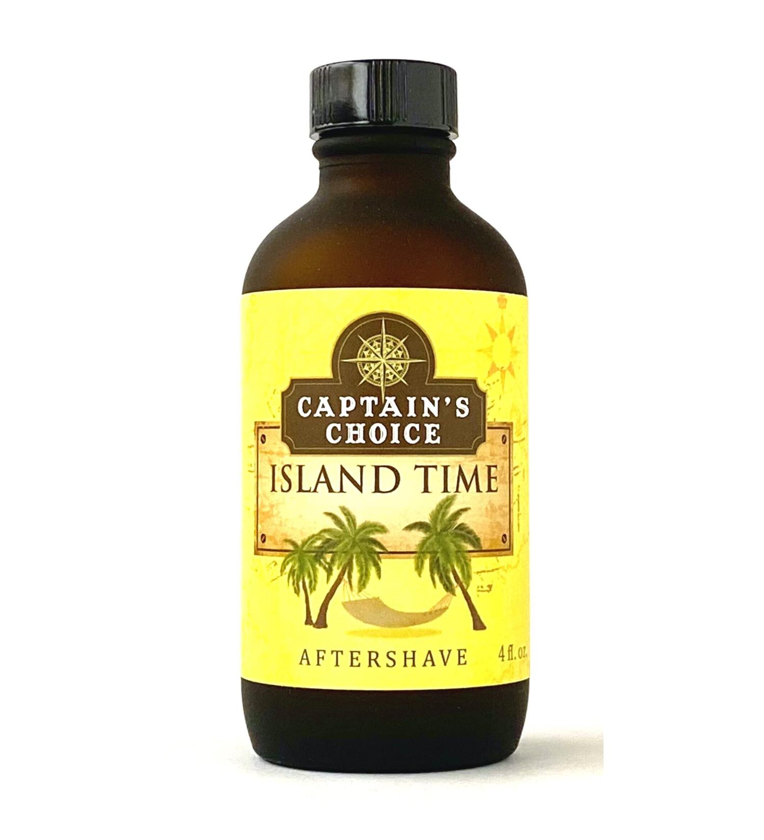 Captain's Choice Island Time 4.0 oz After Shave Pour