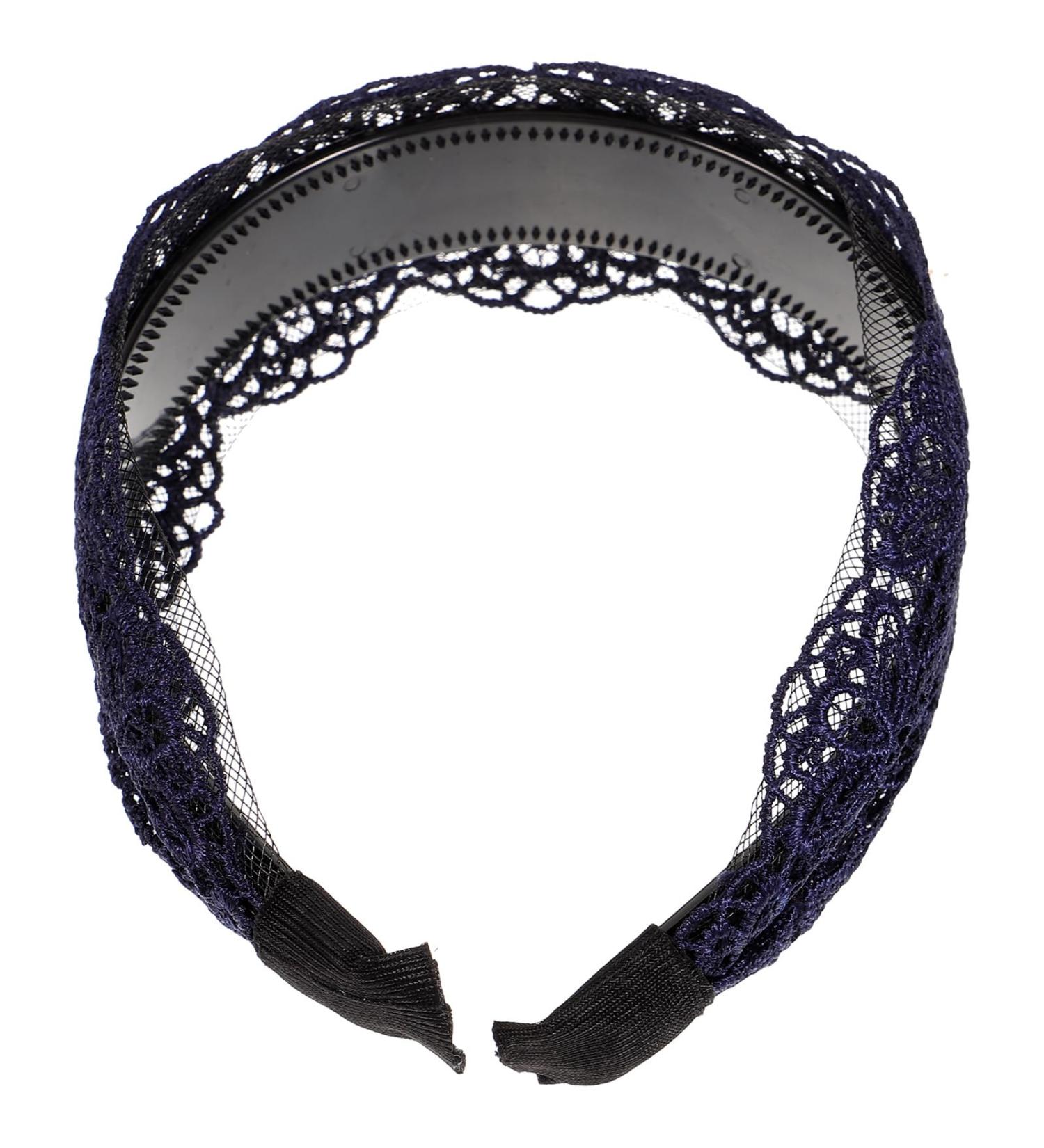 minkissy Lace Hair Hoop - Broadside Lace Headband Floral Lace Headband Gothic Headband Fancy Decor for Women Girls (Black) - Buy Online on SooperMarket.com