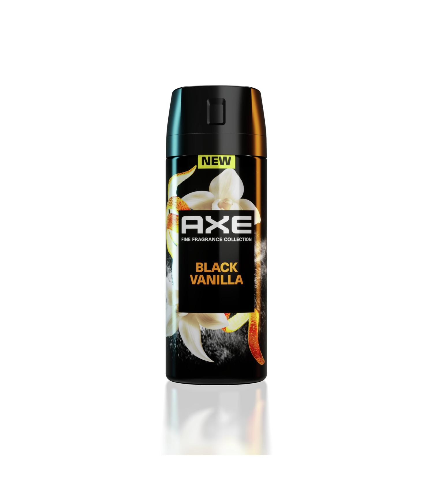 AXE Fine Fragrance Body Spray - Black Vanilla & Sandalwood | 72H Odor Protection Aluminum-Free | Premium 4 oz - Buy Online on SooperMarket.com