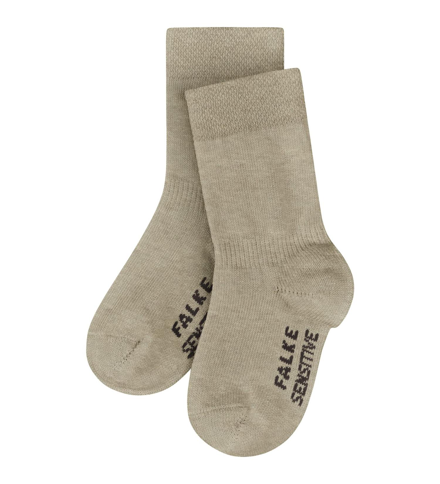 FALKE Unisex Baby Cotton Soft-Top Socks | Gentle Grip | Elasticated Ankle | Blue Pink | 1 Pair | 0 Months | Beige (Sand Melange 4650) | Eco-Friendly - Buy Online on SooperMarket.com