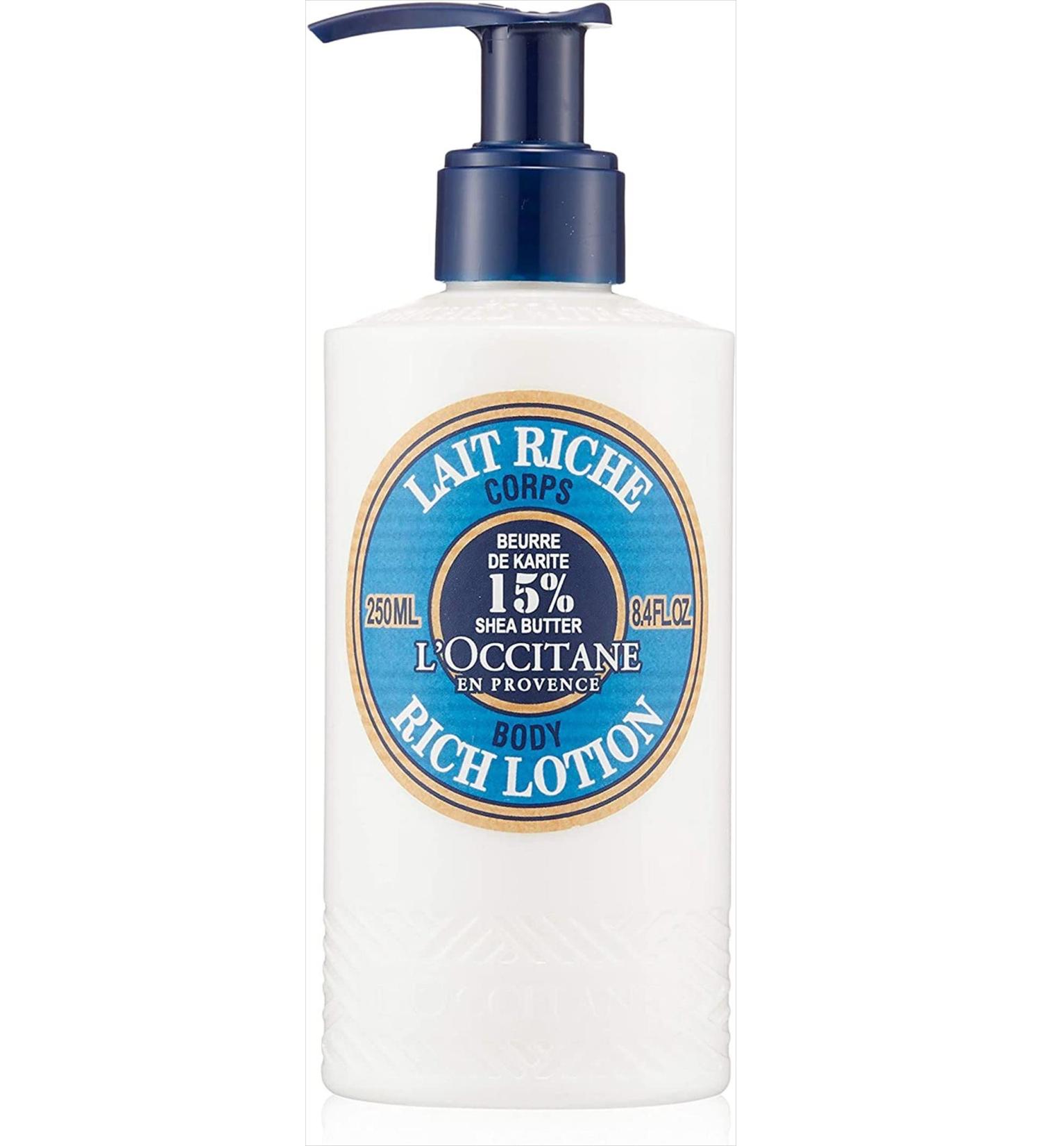 L'Occitane 15% Shea Butter Body Lotion | Nourishing & Protective Moisturizer | 8.4 Fl Oz - Buy Online on SooperMarket.com