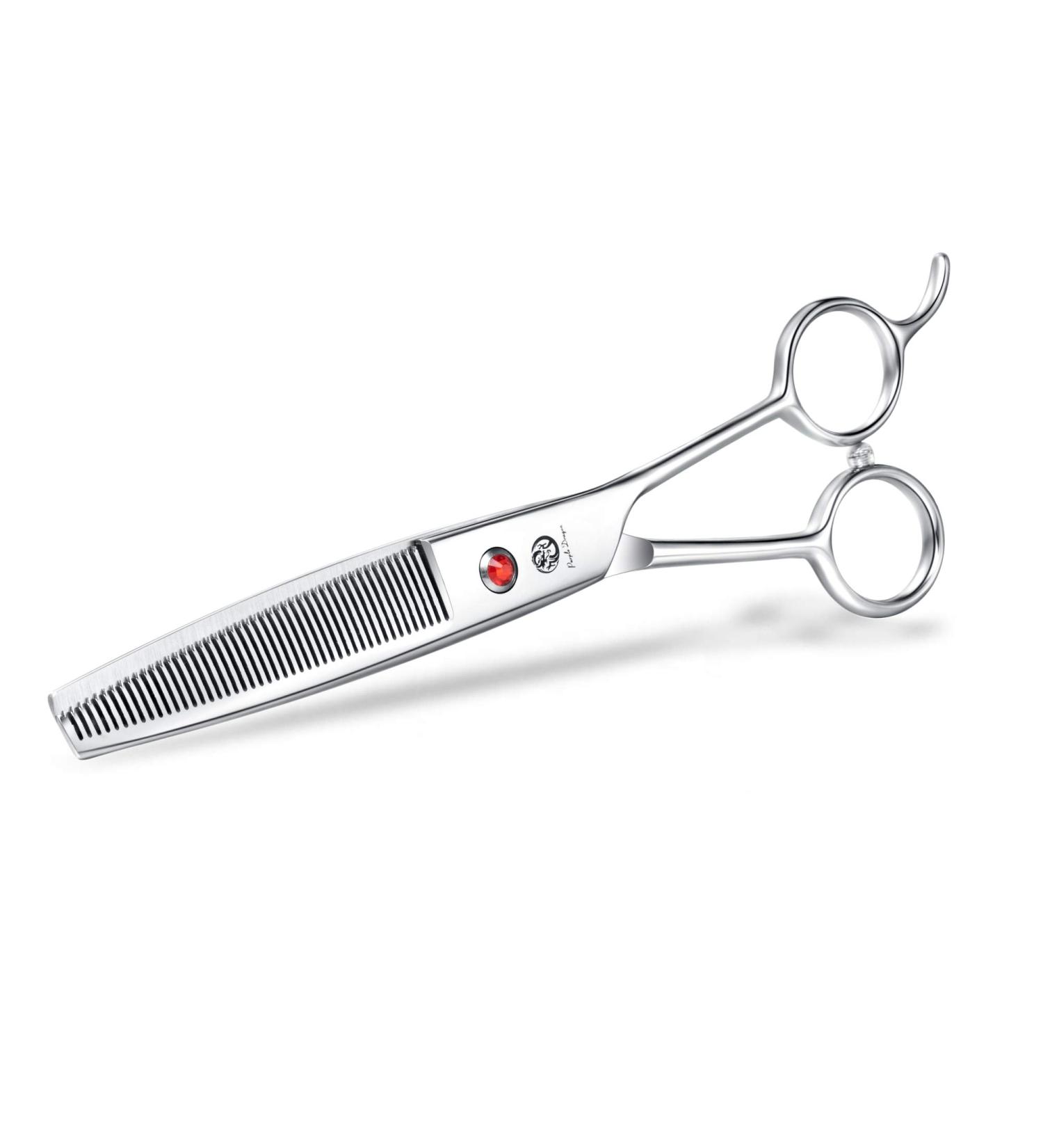 Purple Dragon 6.5 46 Tooth Professional Pet Grooming Scissors - Thinning / Blending Shears for Dog Grooming - Animal Hair Trimmer for Groomers and DIY - Buy Online on SooperMarket.com