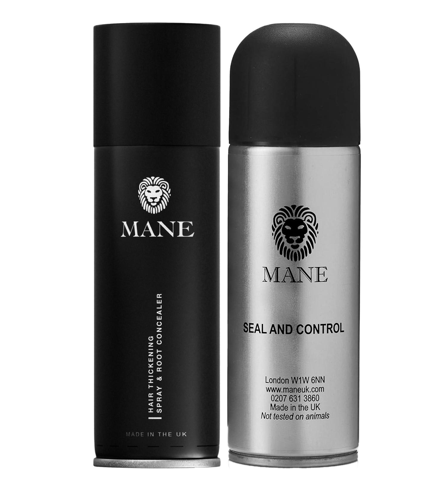 MANE Hair Thickening Spray & Root Touch Up Seal & Control Combo Pack Instantly Thicker Hair for Men & Women Fill in Hairlines and Hide Thinning and Fine Patches - Light Blond 12 Colors (6.76 oz) - Buy Online on SooperMarket.com