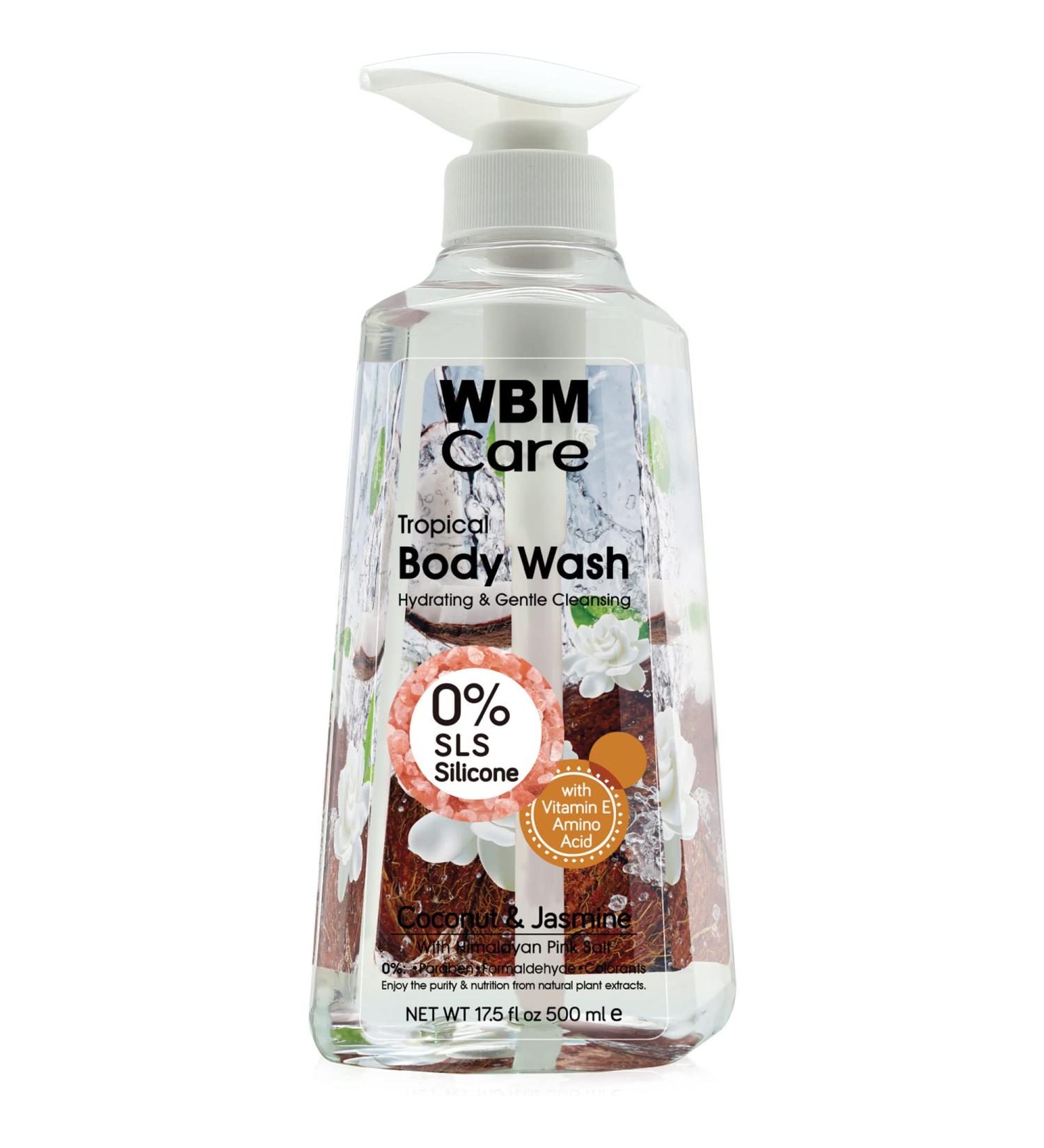 Calming Skin Care Shower Gel for All Skin Types | Coconut & Jasmine Extracts | Deep Nourishing Body Wash 17.5 Oz - Buy Online on SooperMarket.com