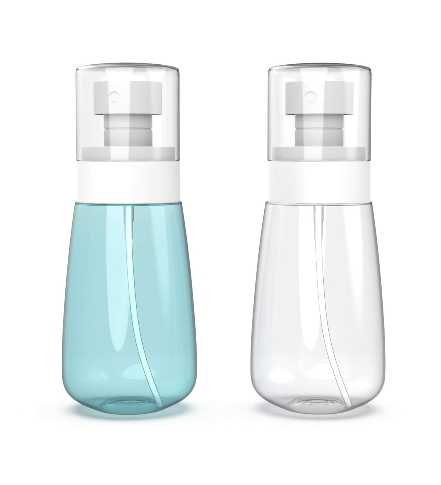 RELANOR Pack of 2 Small 2oz/60ml PETG Mist Spray Bottles for Travel - Leak Proof, Cute Travel Size for Face & Hair Mist - 2 Count - Buy Online on SooperMarket.com