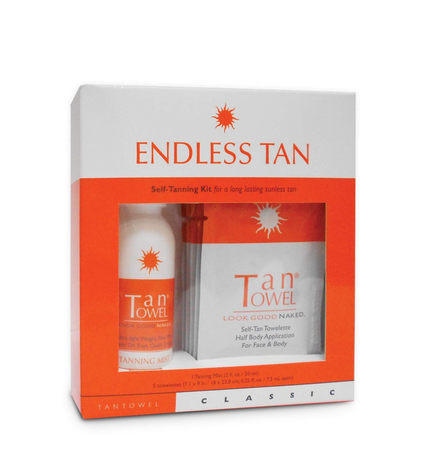 Tan Towel Endless Classic Self-Tanning Mist 3.25 fl. oz. | Natural Glow - Buy Online on SooperMarket.com
