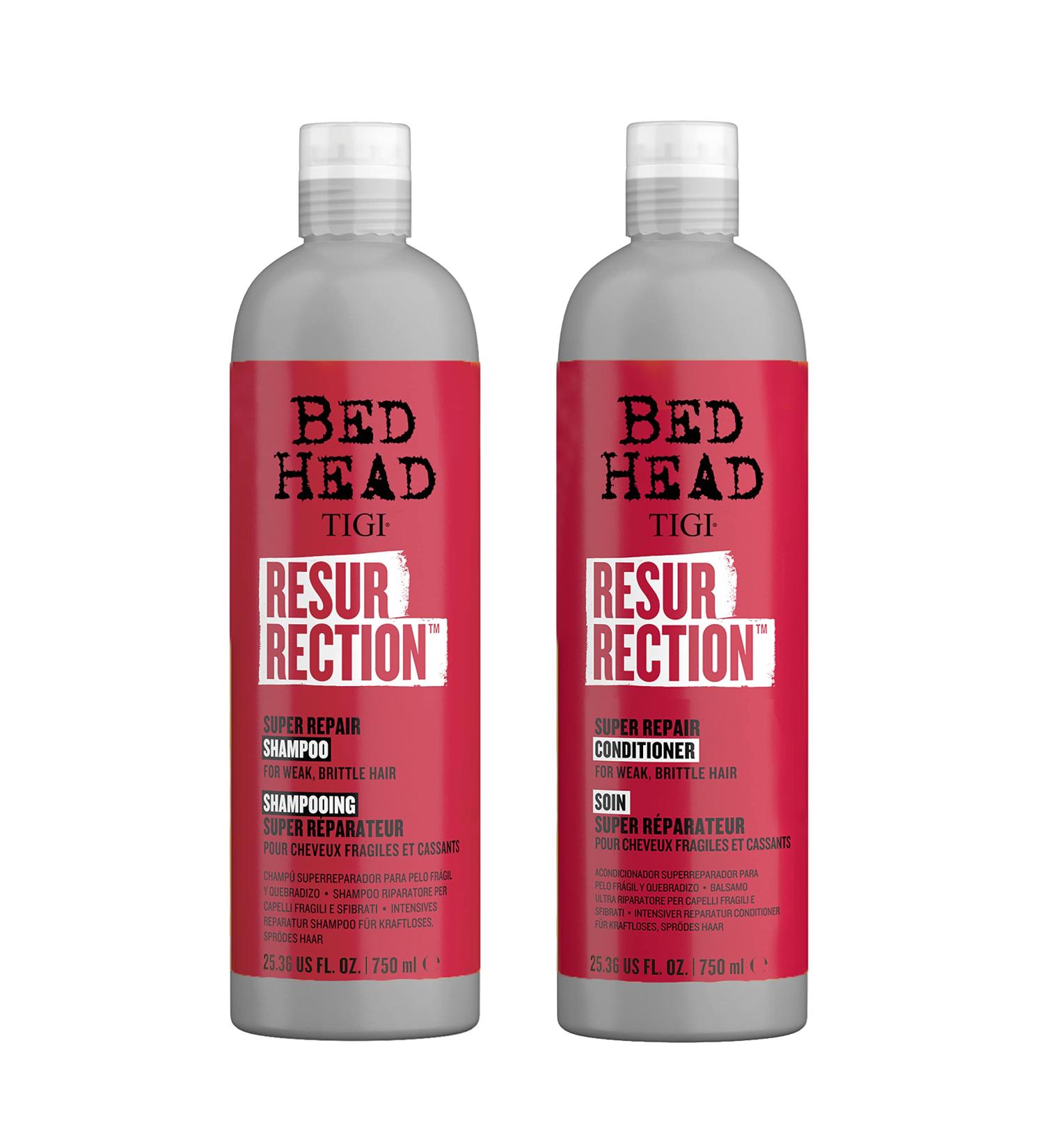 TIGI Bed Head Resurrection Shampoo & Conditioner Set - 25.36 fl oz x 2 - Buy Online on SooperMarket.com