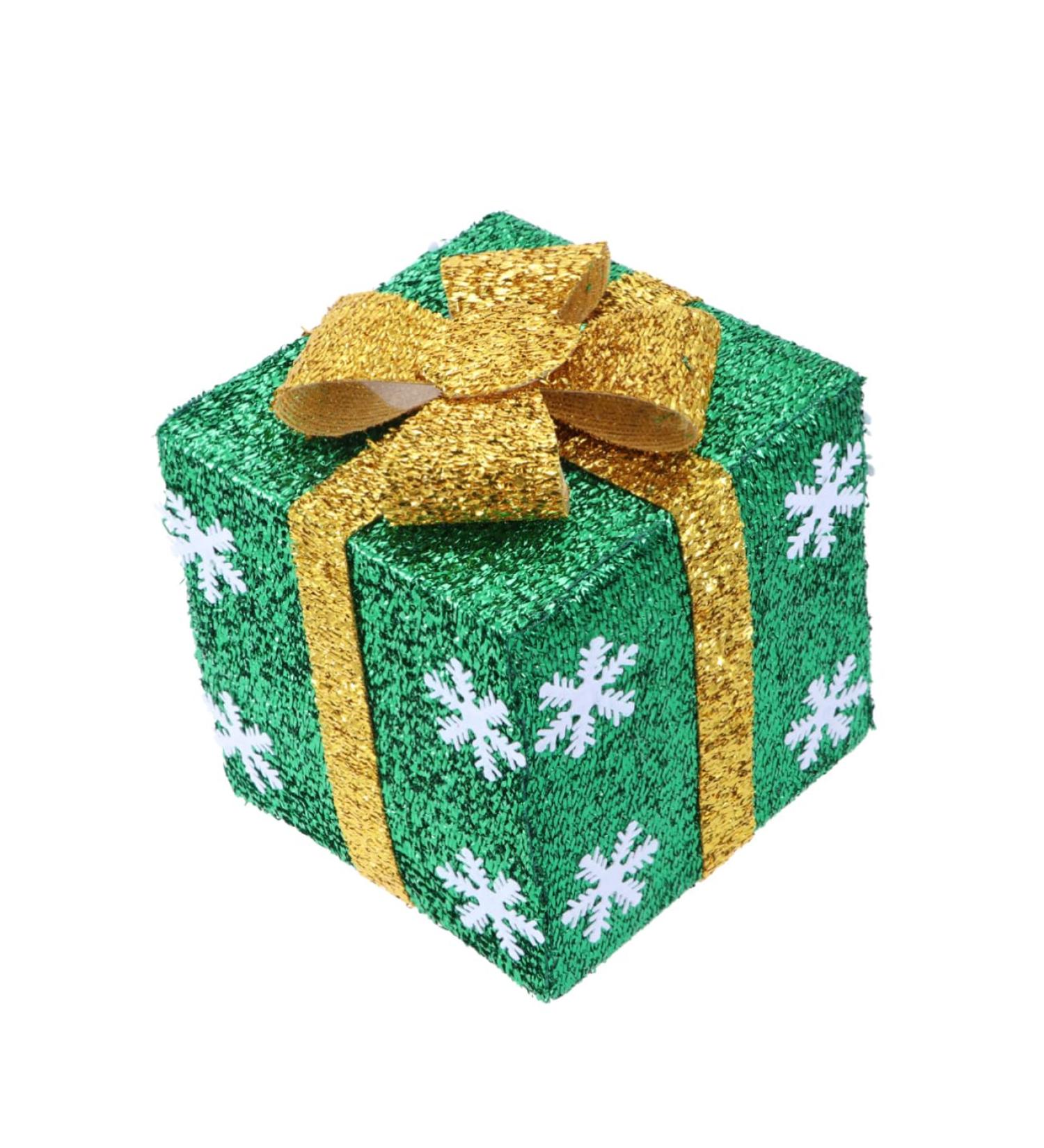 Cabilock Box Shop Decoration Decorative Wall Basket Showcase Adornment Christmas Bag Green 15.00X15.00X15.00CM - Buy Online on SooperMarket.com
