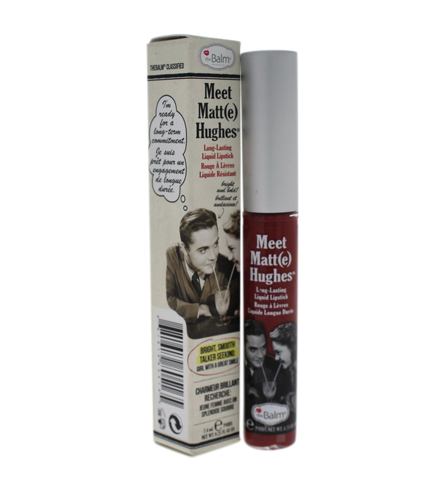theBalm Meet Matt(e) Hughes Long-Lasting Liquid Lipstick - Charming 0.25 fl oz - Buy Online on SooperMarket.com