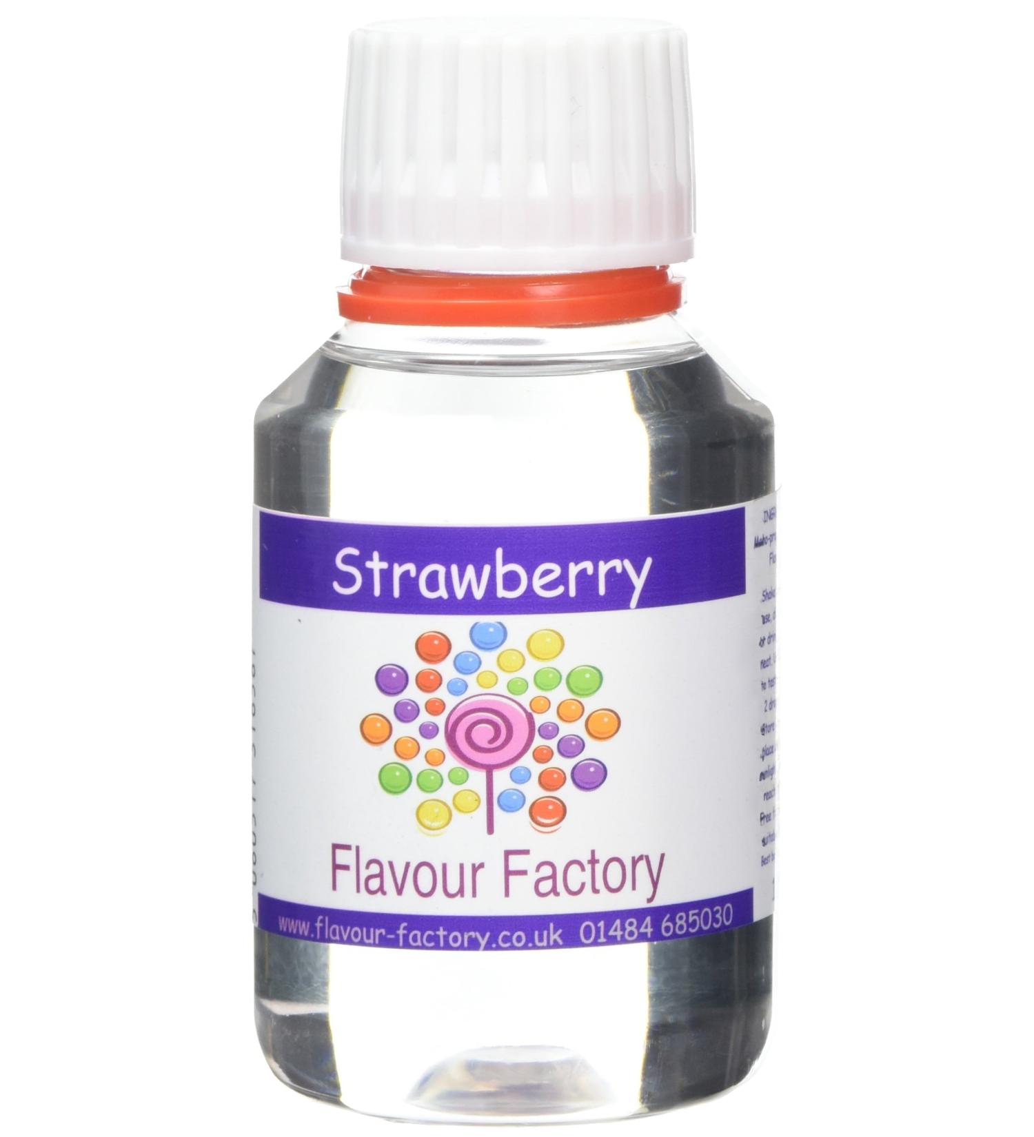 Flavour Factory Intense Food Flavouring Strawberry 100 ml - Buy Online on SooperMarket.com