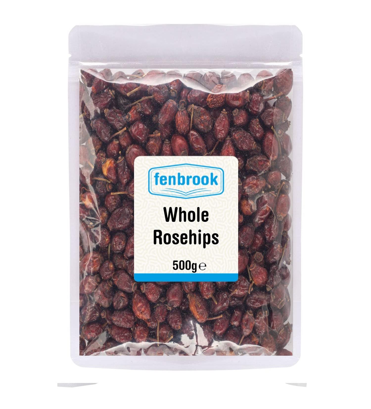 Whole Rosehips 500g by Fenbrook