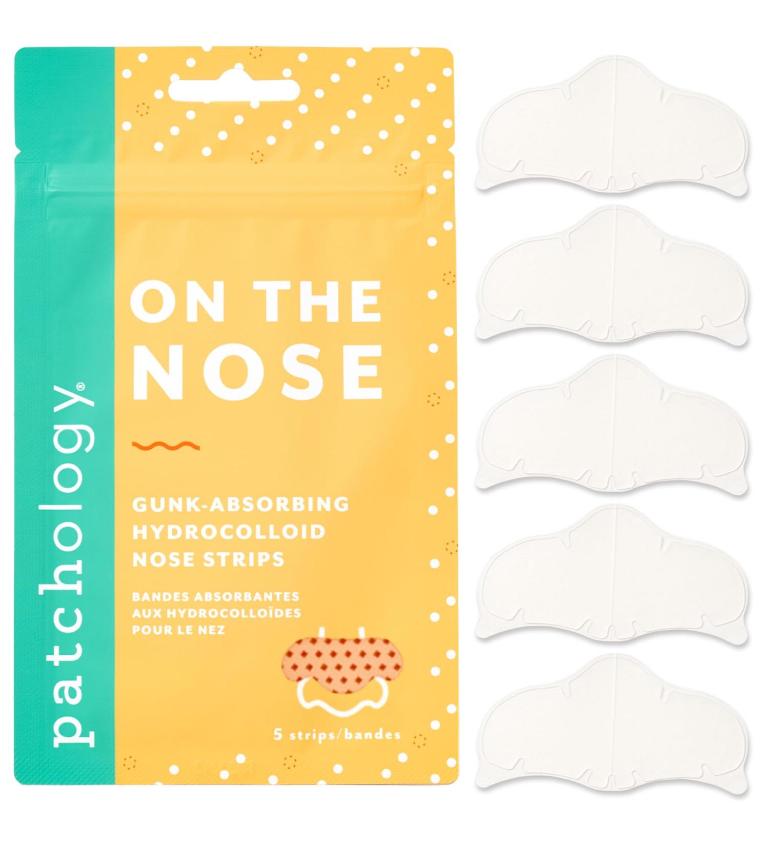 Patchology Acne Nose Strips - Hydrocolloid Patches for Clearer Skin | Gentle & Effective 5 Ct - Buy Online on SooperMarket.com