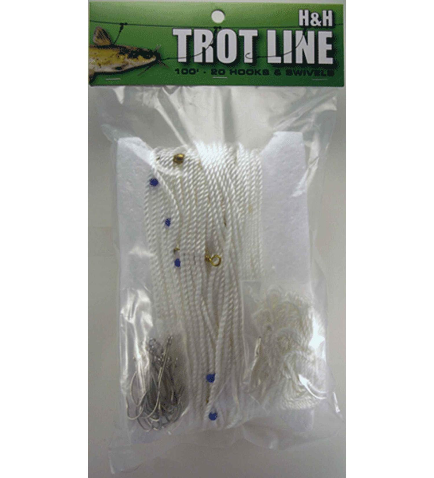 H&H TL100-25 Trot Line 100' x 25Hks