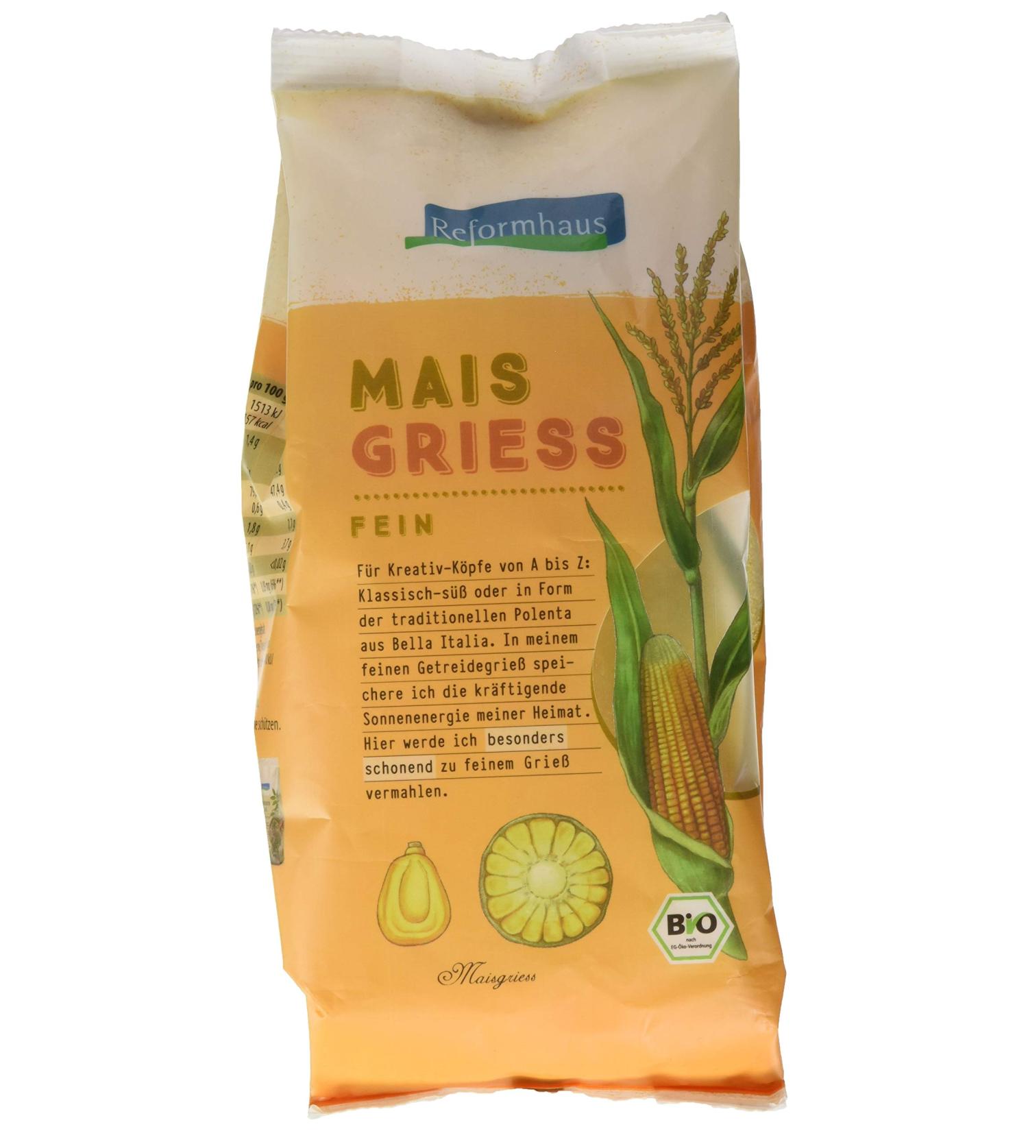 Buy Health Food Store Corn Semolina & Fine Polenta 500g | Quality International Shipping - Buy Online on SooperMarket.com