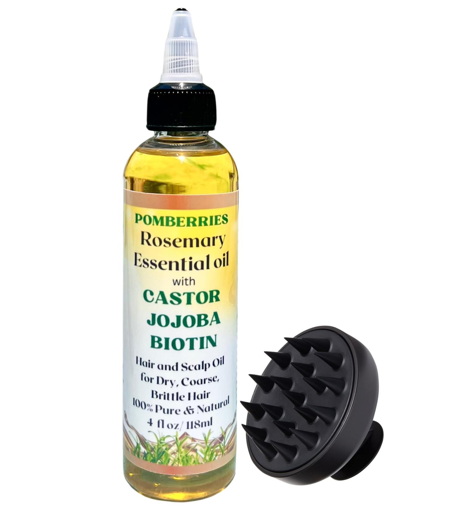 Rosemary Hair Growth Oil - Biotin & Panthenol for Curly & Coily Hair | Reduce Hair Loss & Strengthen Weak Hair - Buy Online on SooperMarket.com