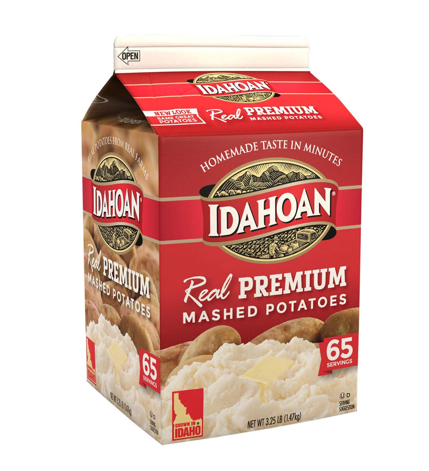 Idahoan REAL Premium Mashed Potatoes - 3.24lbs. - CASE PACK OF 2