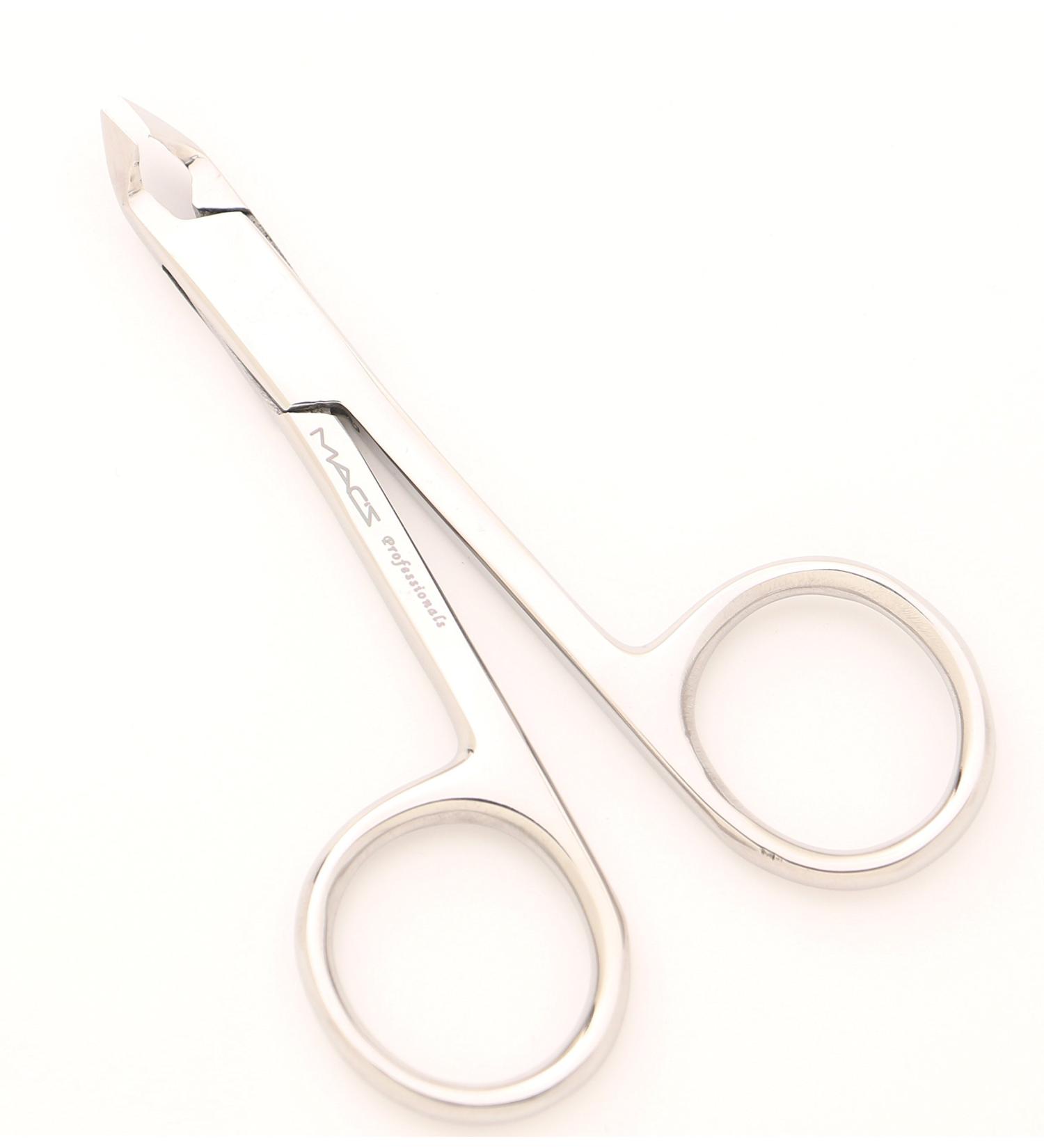 MACS CUTICLE NIPPER SCISSORS STYLE ,Cuticle Clipper, Nail Clipper,With Scissors Style,Mini Clipper/Nipper -Half Jaw Professional Quality,Manicure, Stainless Steel -4-029