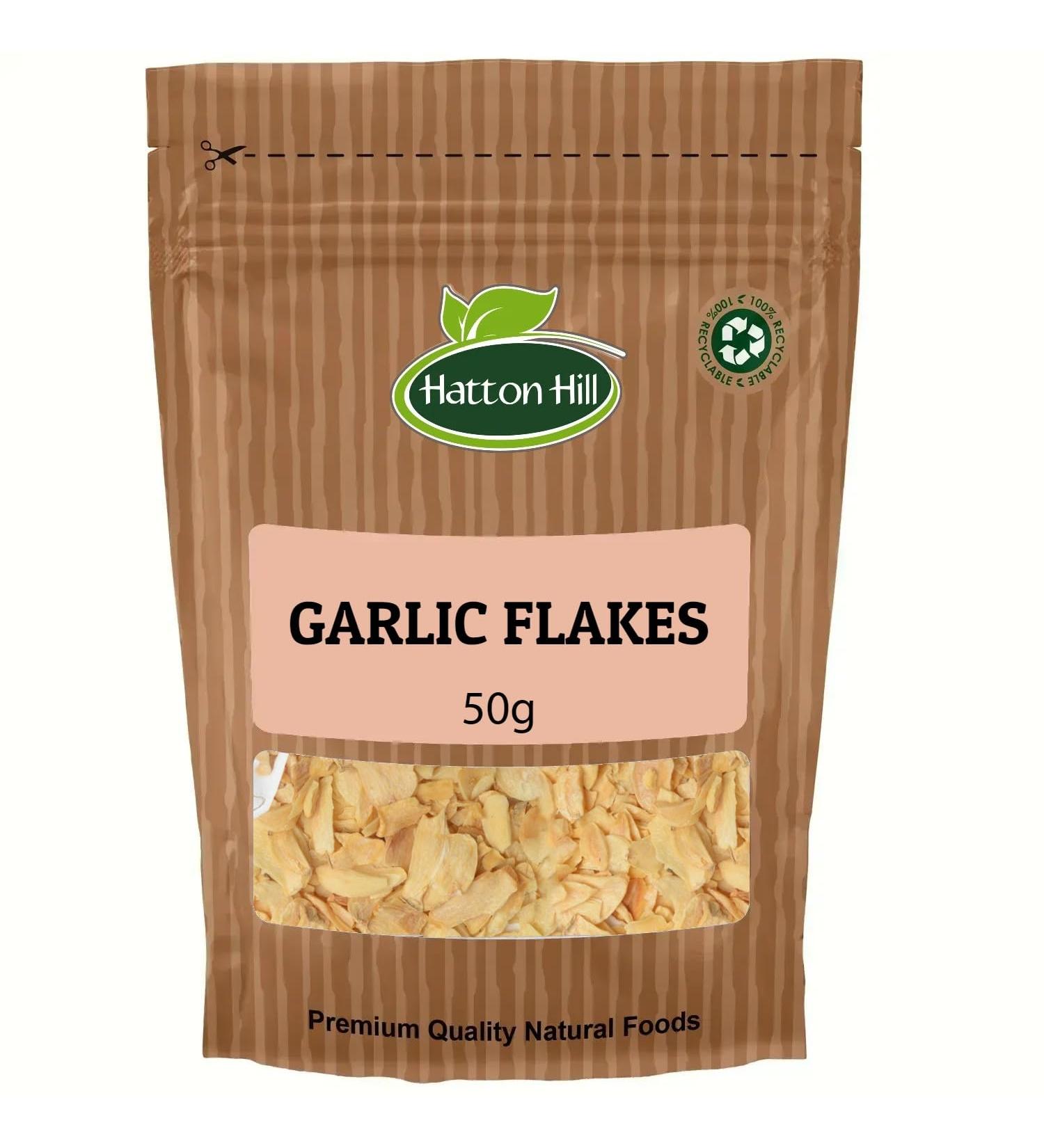 Garlic Flakes 50g by Hatton Hill