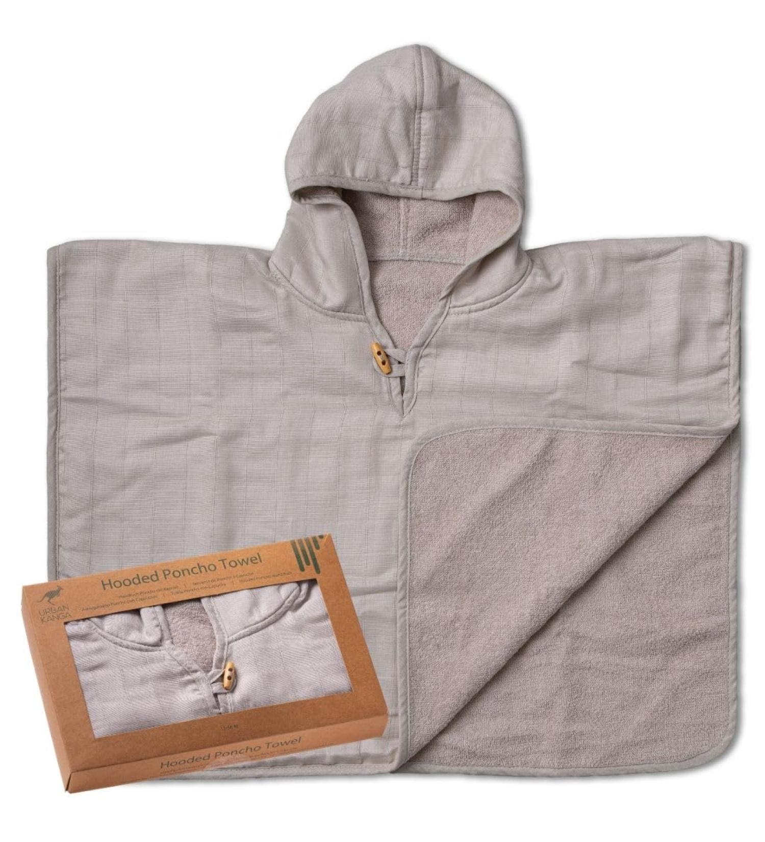 Urban Kanga Baby Bath Poncho with Hood - Two-Sided for Kids 1 Year - Moonstruck Design | International Shipping Available - Buy Online on SooperMarket.com