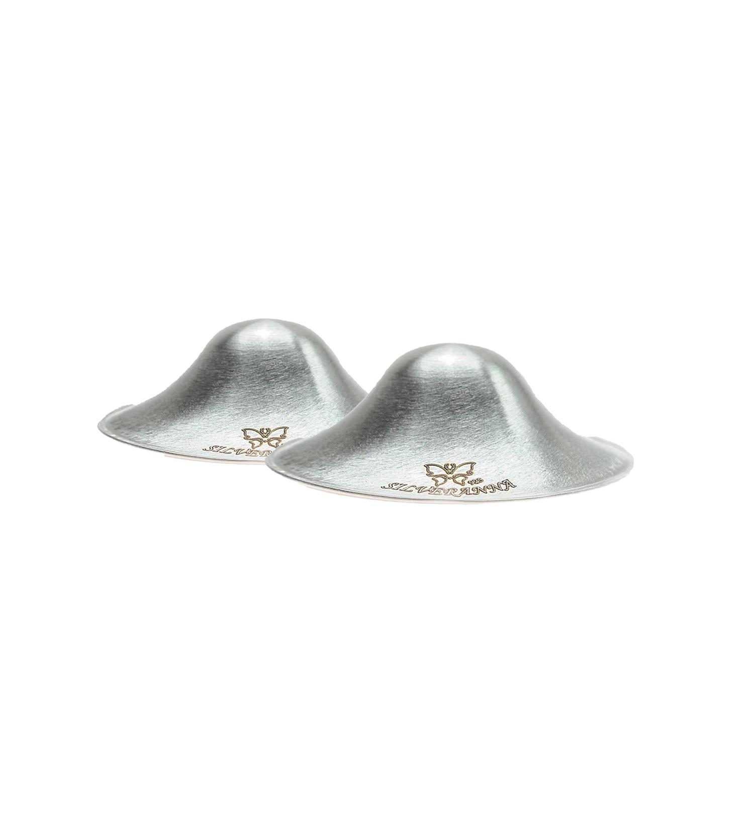 Original Silver Nursing Cups - X-Large Nipple Shields for Breastfeeding & Newborn Essentials | No Nipple Cream Needed - Buy Online on SooperMarket.com