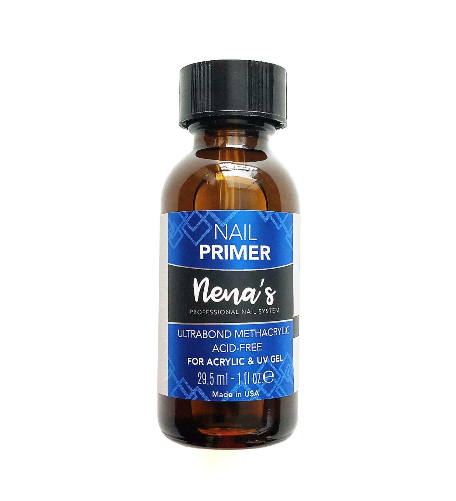 Nena's No-Burn Acid-Free Primer XTRABOND for Acrylic & UV Gels 1 oz 30ml Nail
