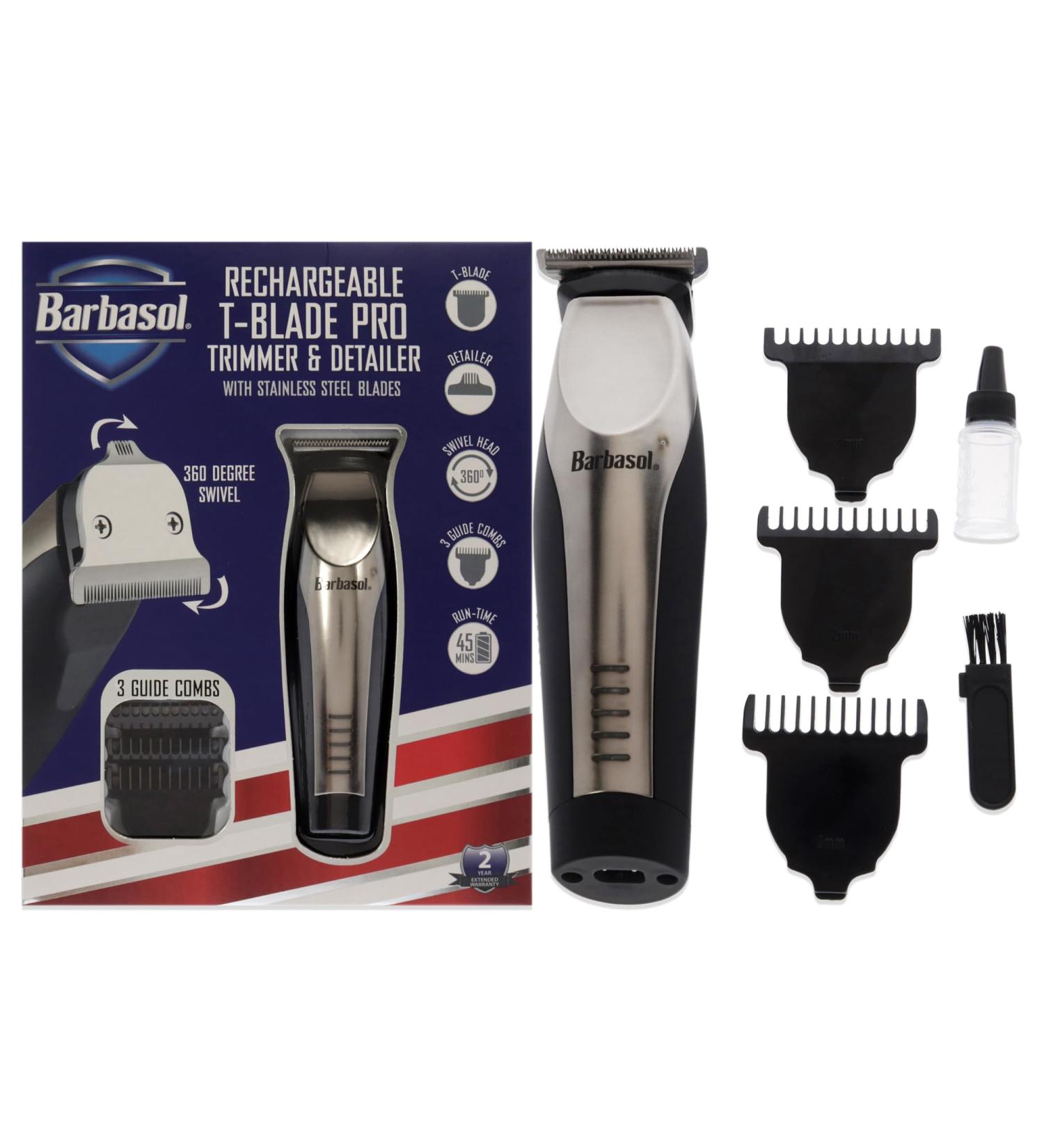 Buy XTREME DIGITAL LIFESTYLE ACCESSORIES Barbasol T Blade Pro Trimmer - Rechargeable Detailer with Swivel Head | International Shipping Available - Buy Online on SooperMarket.com