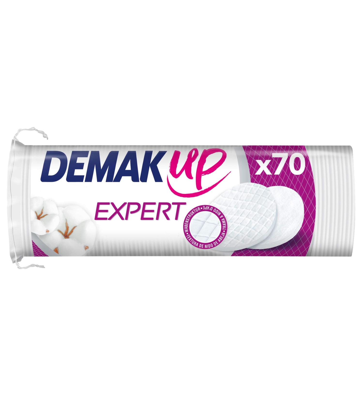 Buy Demak'Up Expert Round Cotton Pads - 70 Pieces | Premium Quality & International Shipping - Buy Online on SooperMarket.com