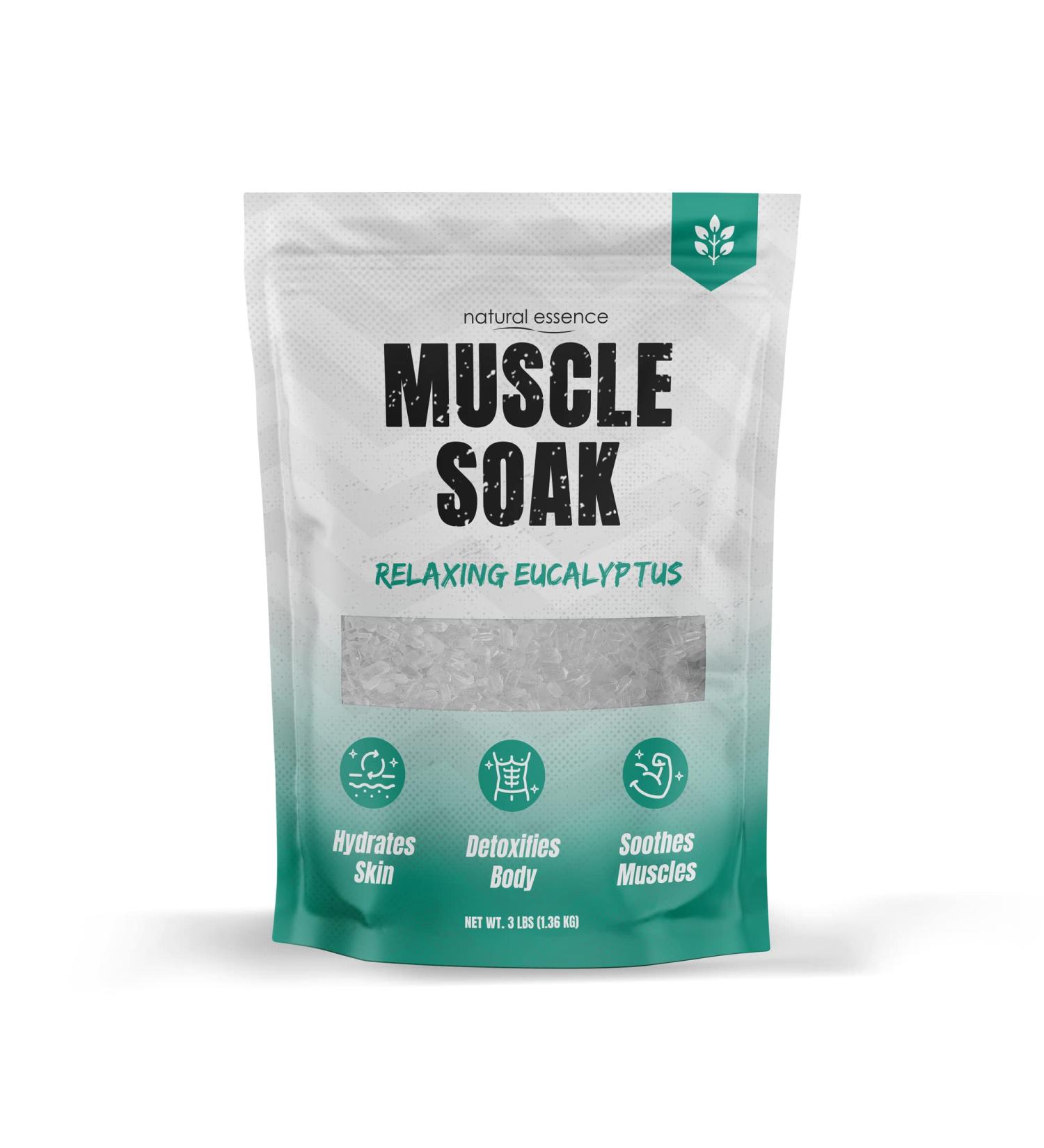 Natural Essence Eucalyptus Muscle Soak with Premium Magnesium Flakes for Relaxation and Relief - Buy Online on SooperMarket.com