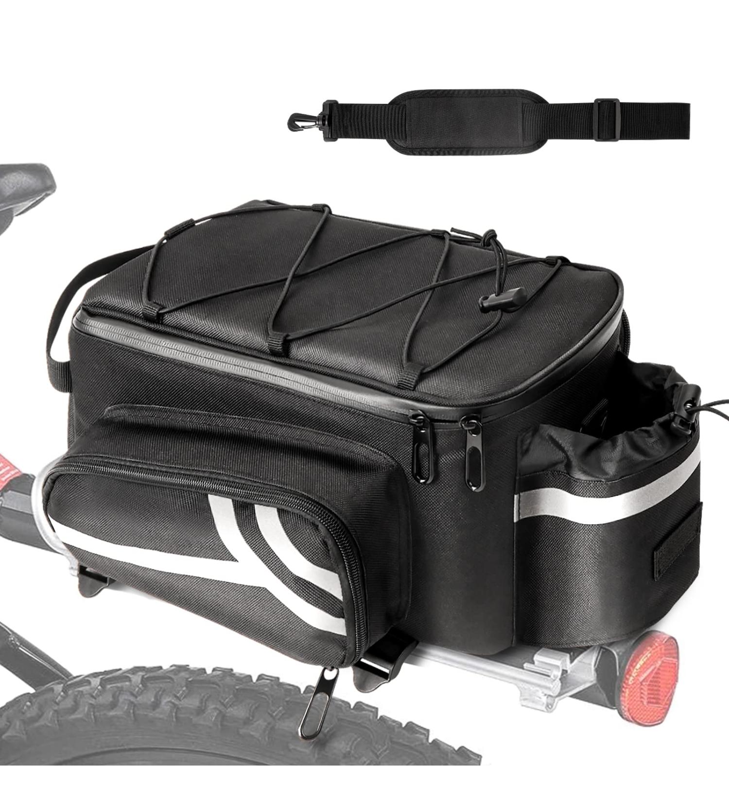 Frephy 14.5L Waterproof Bike Rear Rack Bag with Rain Cover - Ideal for Commuter and Trekking Bikes - Buy Online on SooperMarket.com
