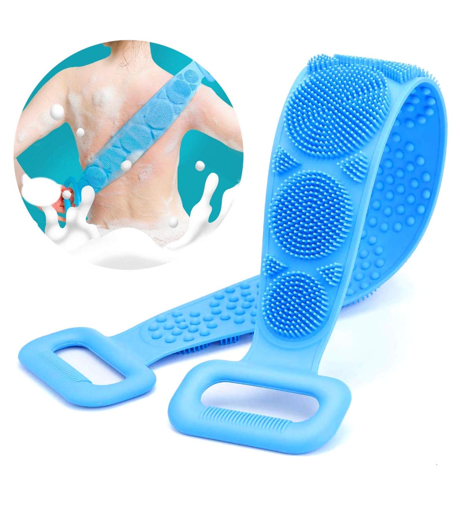 Vineco 2020 Double-Sided Shower Brush | Premium Silicone & Vinyl | Ideal for All Skin Types - Buy Internationally - Buy Online on SooperMarket.com