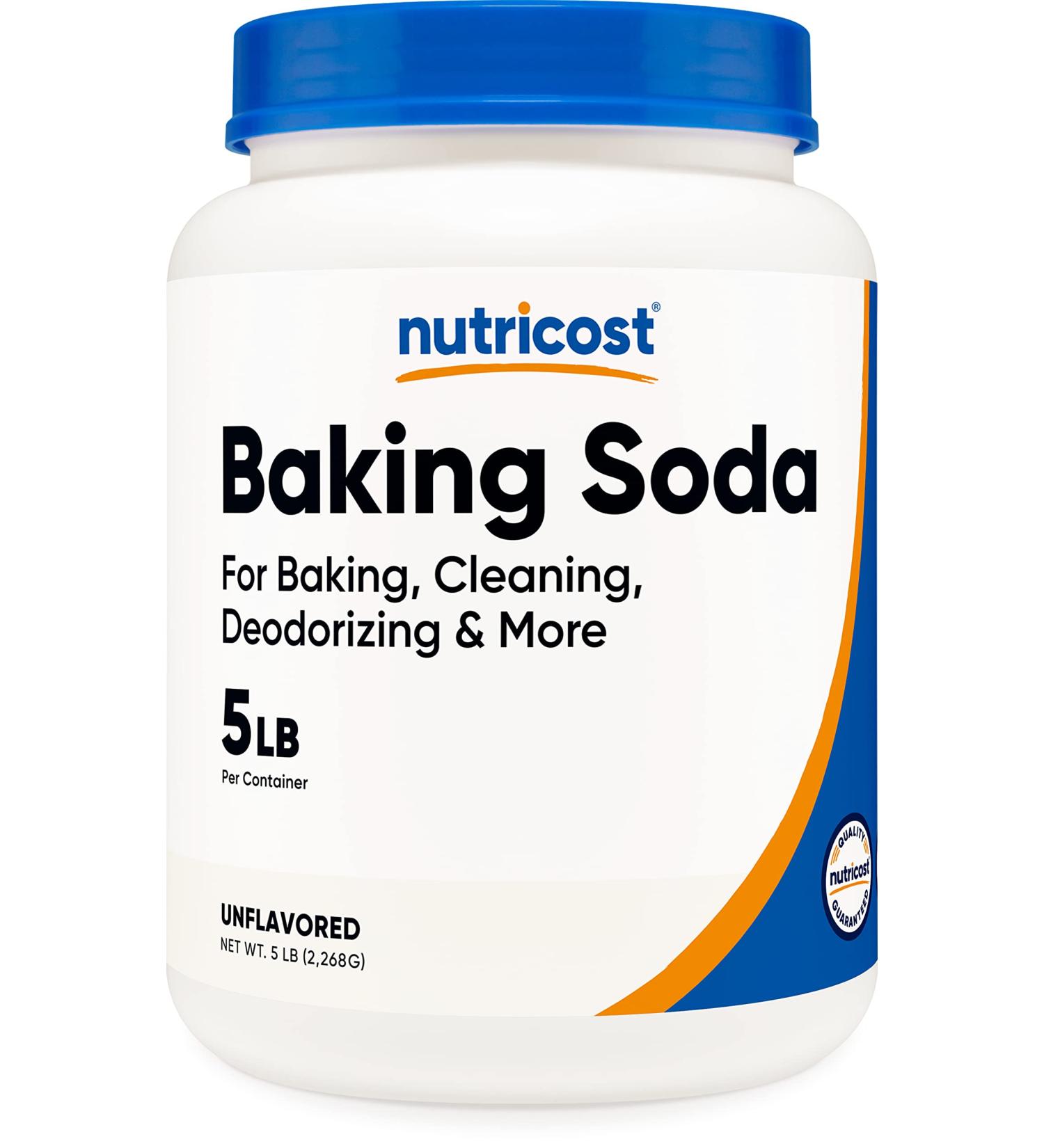 Nutricost Baking Soda 5 lbs - Baking, Cleaning, Deodorizing & More - Buy Online on SooperMarket.com