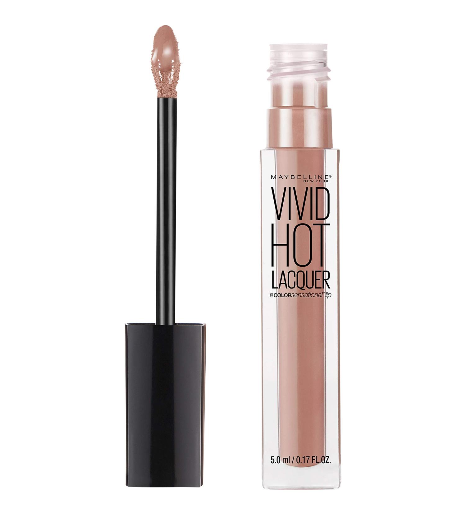 Maybelline Color Sensational Vivid Hot Lacquer Lip Gloss Tease 0.17 fl. oz - Buy Online on SooperMarket.com