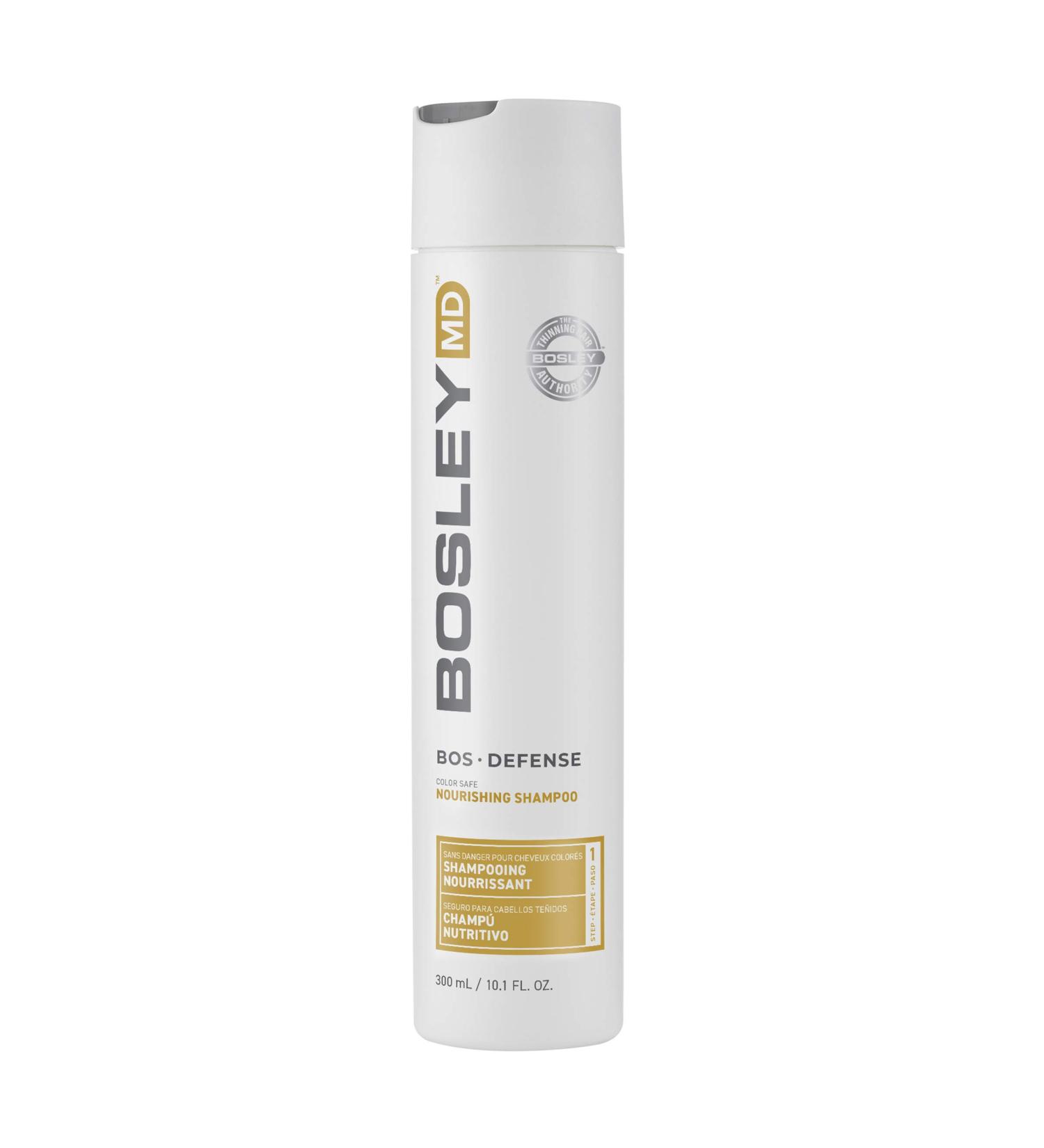 Bosley Bos-Defense Nourishing Shampoo 10.1 fl oz - Color Safe Hair Care - Buy Online on SooperMarket.com