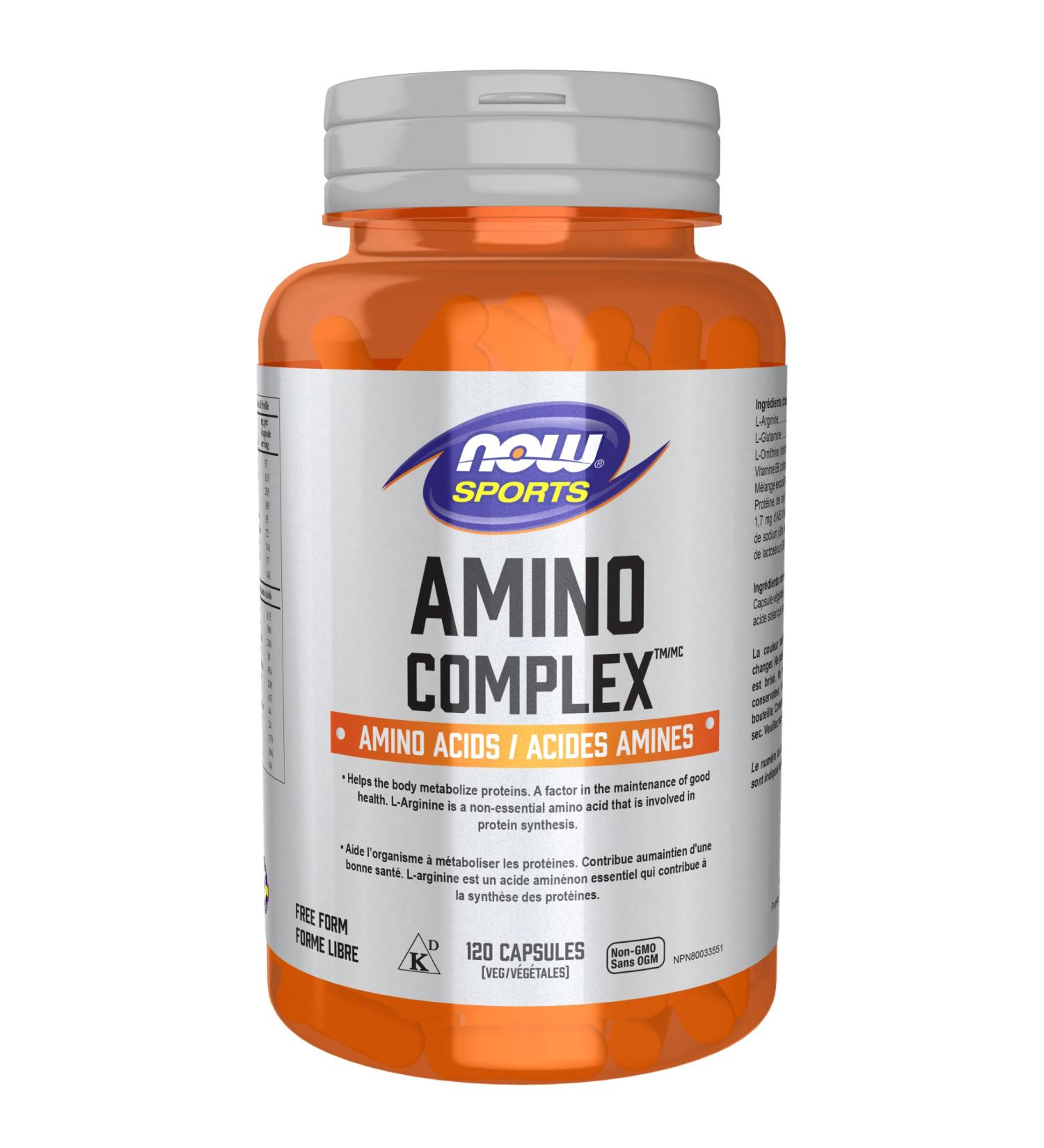 Now Foods Amino Complex 120cap - Buy Online on SooperMarket.com